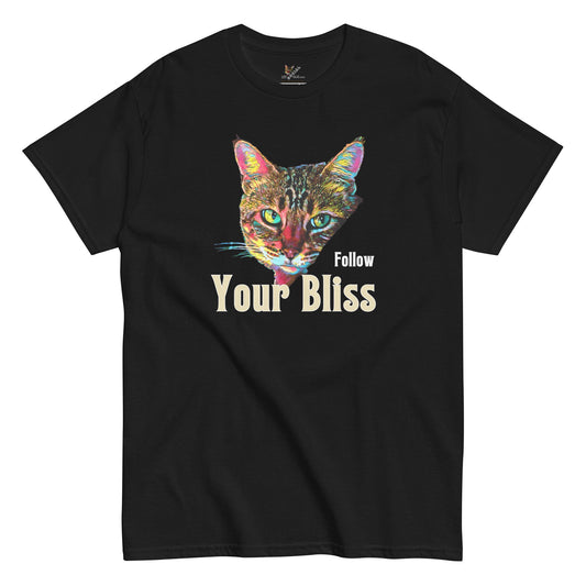 Follow Your Bliss Unisex Classic Tee - My Social Cat Bonafide Boutique LLCFollow Your Bliss Unisex Classic TeeT-shirtMy Social Cat Bonafide Boutique LLCSblisscat