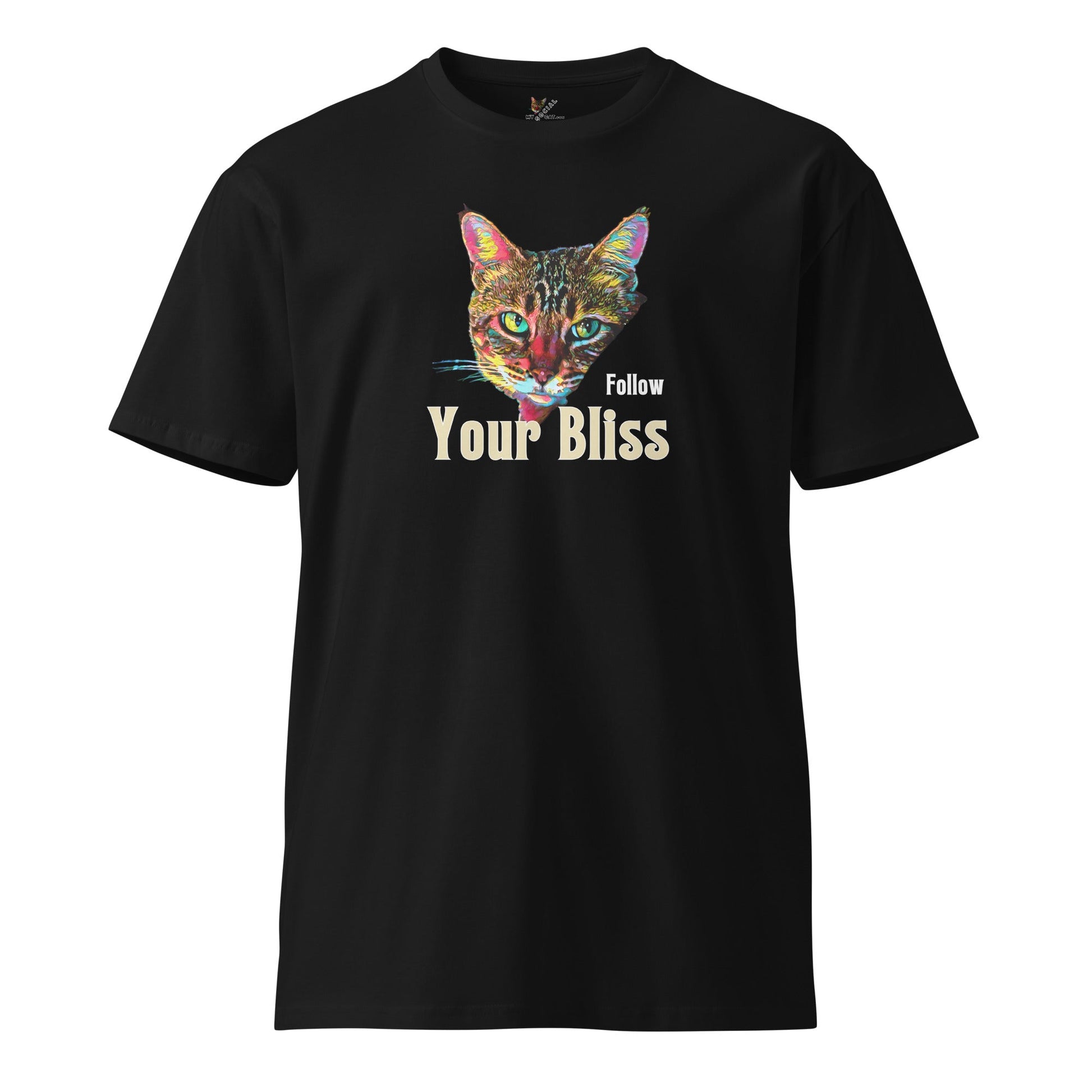 Follow Your Bliss Unisex Premium Tee - My Social Cat Bonafide Boutique LLCFollow Your Bliss Unisex Premium TeeT-shirtMy Social Cat Bonafide Boutique LLCS
