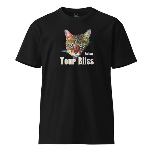 Follow Your Bliss Unisex Premium Tee - My Social Cat Bonafide Boutique LLCFollow Your Bliss Unisex Premium TeeT-shirtMy Social Cat Bonafide Boutique LLCS
