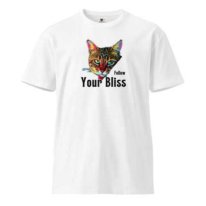 Follow Your Bliss Unisex Premium Tee - My Social Cat Bonafide Boutique LLCFollow Your Bliss Unisex Premium TeeT-shirtMy Social Cat Bonafide Boutique LLCWhiteS