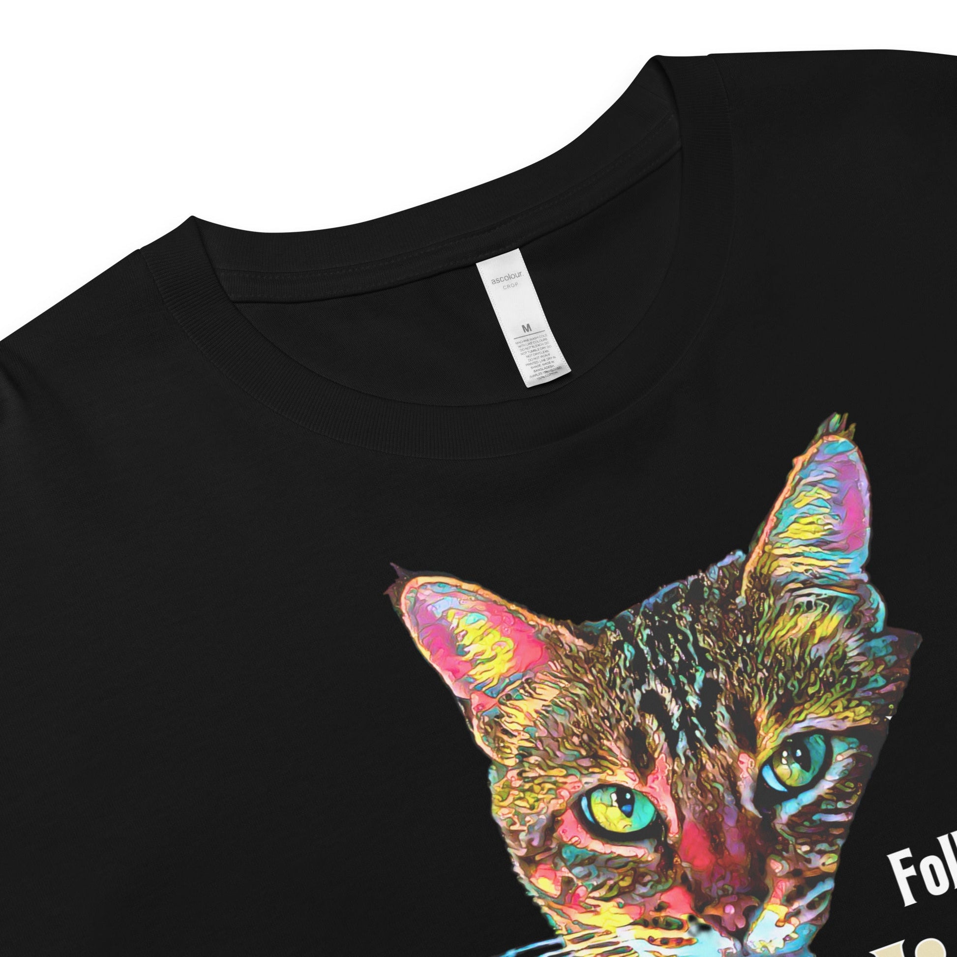 Follow Your Bliss Women’s Crop Top - My Social Cat Bonafide Boutique LLCFollow Your Bliss Women’s Crop Topcrop topMy Social Cat Bonafide Boutique LLCBlackXSblisscat