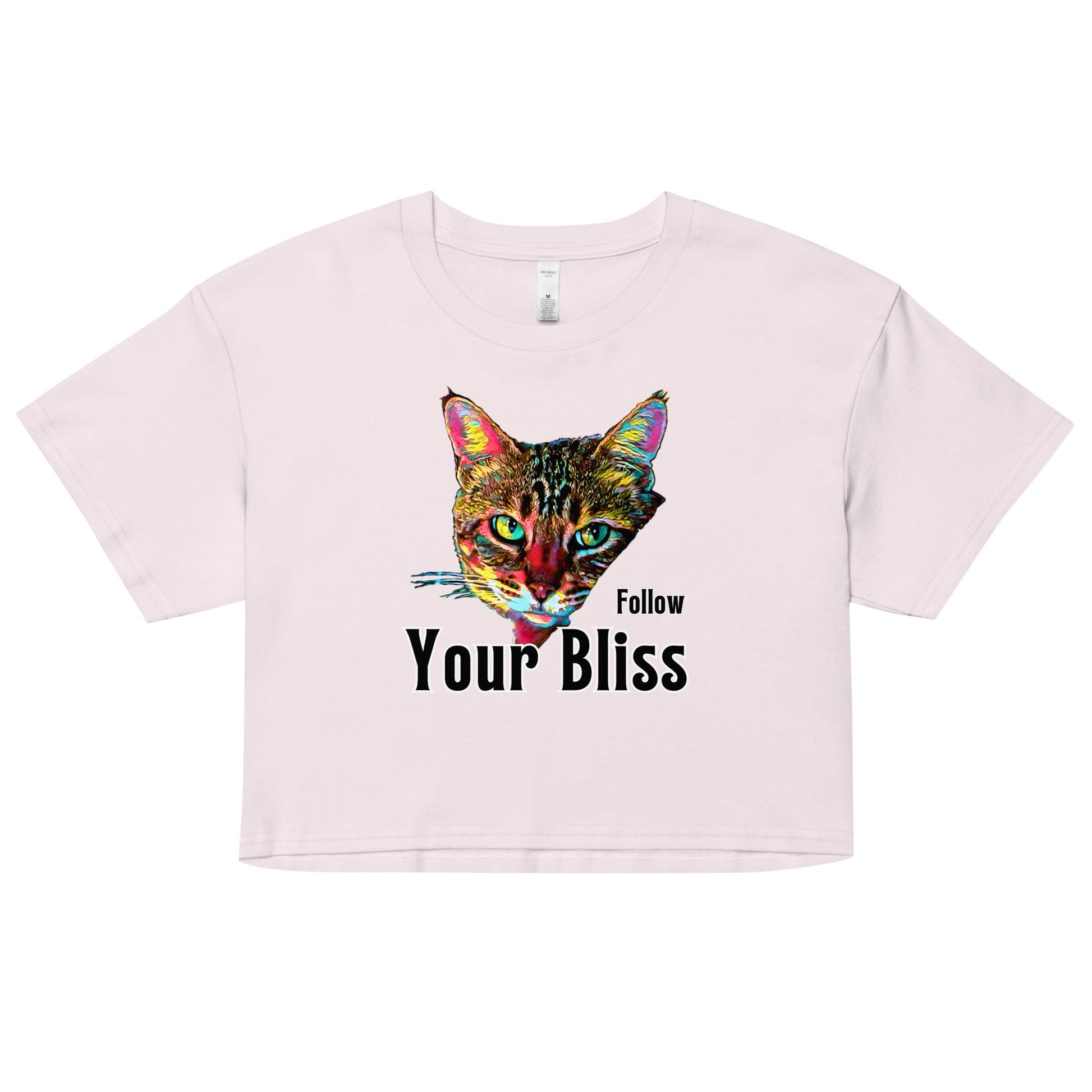 Follow Your Bliss Women’s Crop Top - My Social Cat Bonafide Boutique LLCFollow Your Bliss Women’s Crop Topcrop topMy Social Cat Bonafide Boutique LLCOrchidXSblisscat