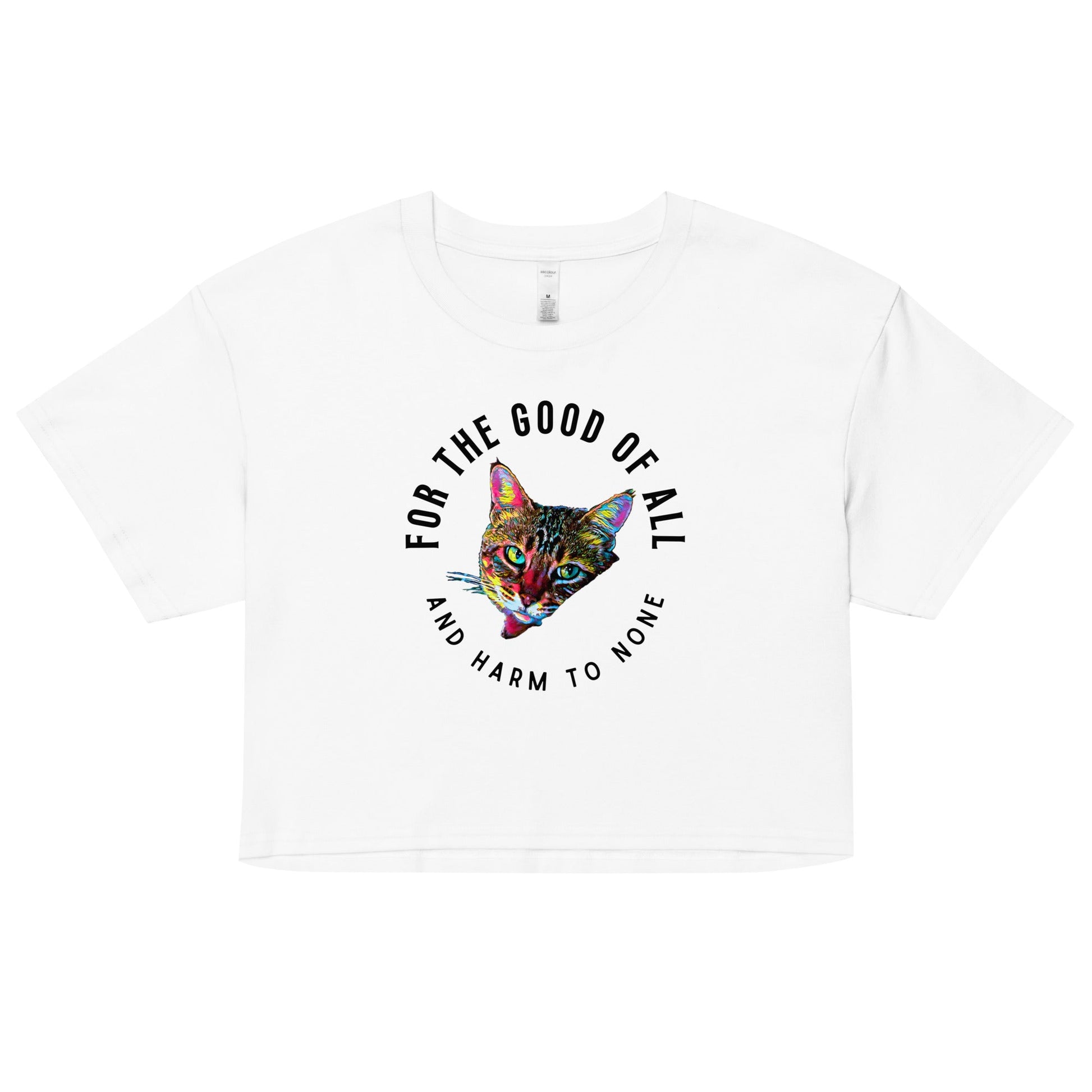 For the Good of All and Harm to None Women’s Crop Top - My Social Cat Bonafide Boutique LLCFor the Good of All and Harm to None Women’s Crop Topcrop topMy Social Cat Bonafide Boutique LLCWhiteXSall harmcat