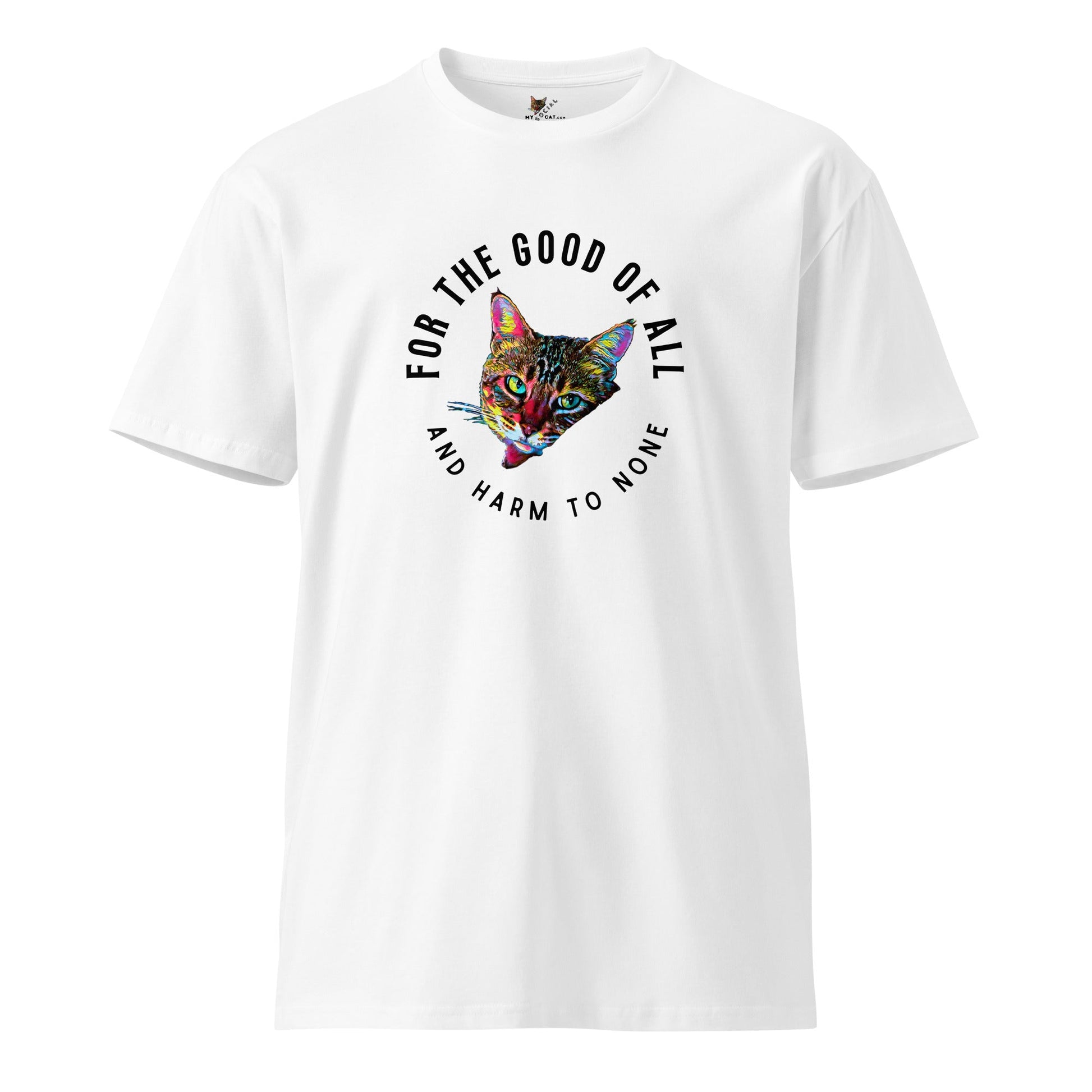 For the Good of All Unisex Premium Tee - My Social Cat Bonafide Boutique LLCFor the Good of All Unisex Premium TeeT-shirtMy Social Cat Bonafide Boutique LLCWhiteSallcat