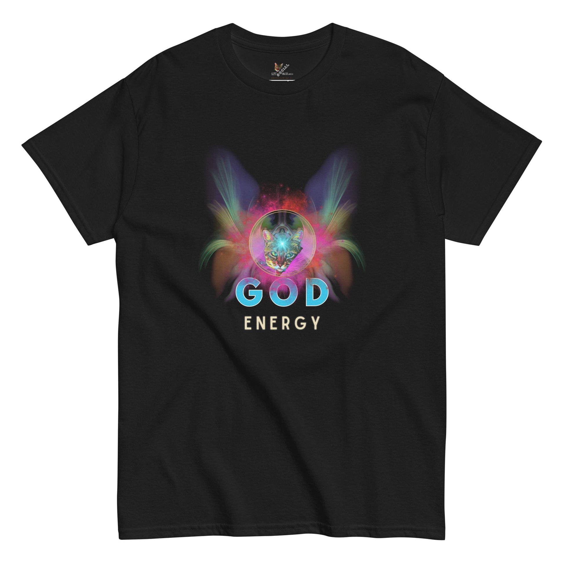 God Energy Unisex Classic Tee - My Social Cat Bonafide Boutique LLCGod Energy Unisex Classic TeeT-shirtMy Social Cat Bonafide Boutique LLCBlackSclassicenergy