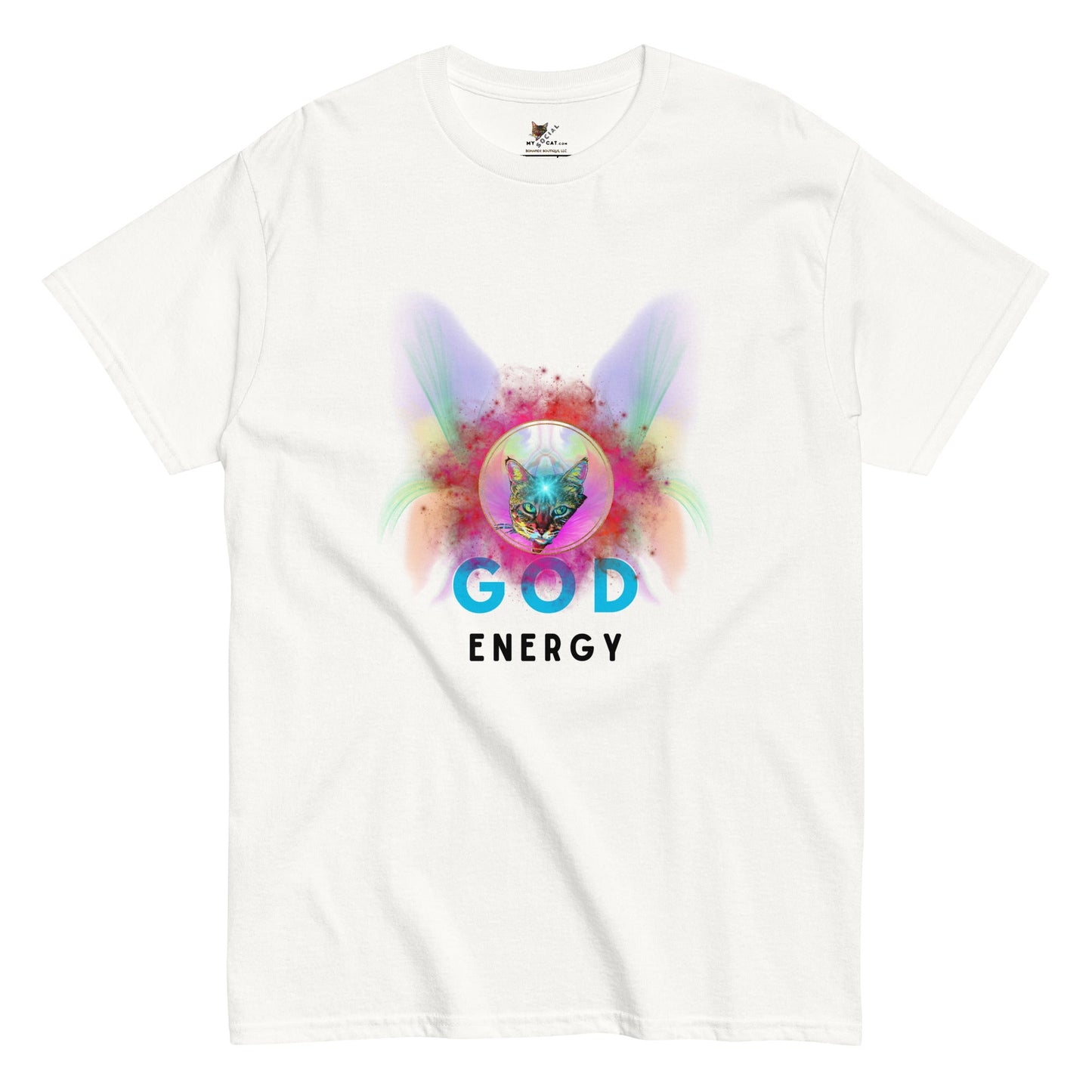 God Energy Unisex Classic Tee - My Social Cat Bonafide Boutique LLCGod Energy Unisex Classic TeeT-shirtMy Social Cat Bonafide Boutique LLCWhiteSclassicenergy