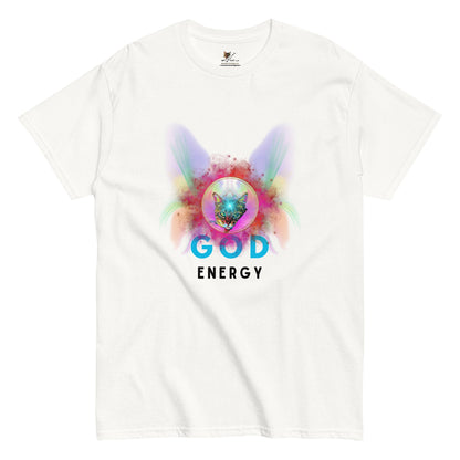 God Energy Unisex Classic Tee - My Social Cat Bonafide Boutique LLCGod Energy Unisex Classic TeeT-shirtMy Social Cat Bonafide Boutique LLCWhiteSclassicenergy
