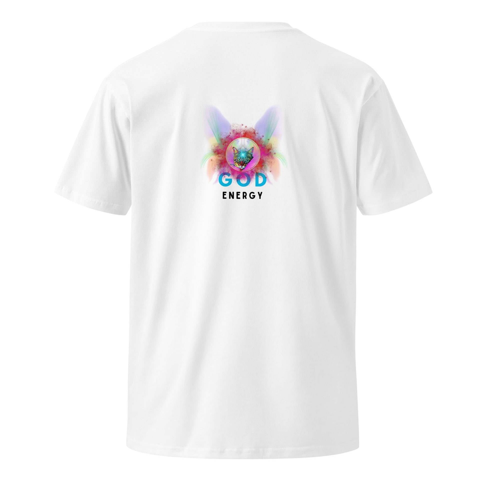 God Energy Unisex Premium Tee - My Social Cat Bonafide Boutique LLCGod Energy Unisex Premium TeeT-shirtMy Social Cat Bonafide Boutique LLCWhiteSenergygod