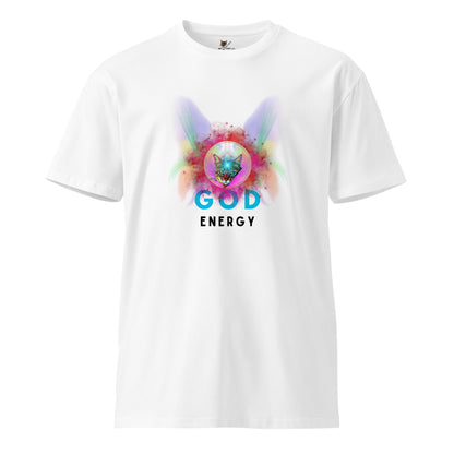 God Energy Unisex Premium Tee - My Social Cat Bonafide Boutique LLCGod Energy Unisex Premium TeeT-shirtMy Social Cat Bonafide Boutique LLCWhiteSenergygod