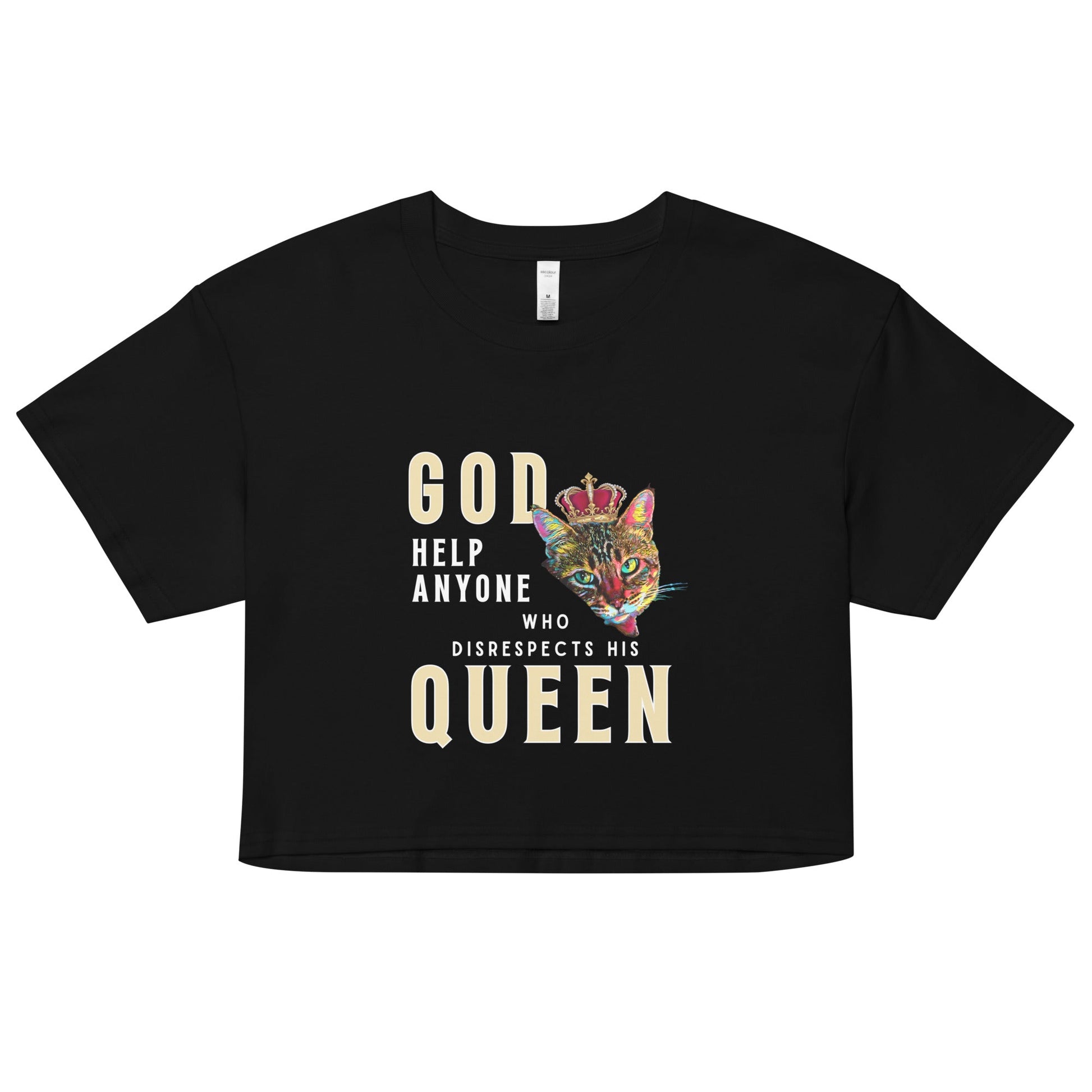 God Help Anyone Women’s Crop Top - My Social Cat Bonafide Boutique LLCGod Help Anyone Women’s Crop Topcrop topMy Social Cat Bonafide Boutique LLCBlackXSanyonecat