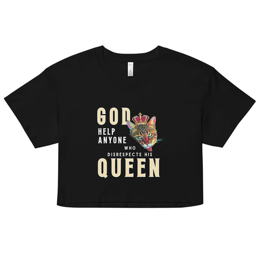 God Help Anyone Women’s Crop Top - My Social Cat Bonafide Boutique LLCGod Help Anyone Women’s Crop Topcrop topMy Social Cat Bonafide Boutique LLCBlackXSanyonecat