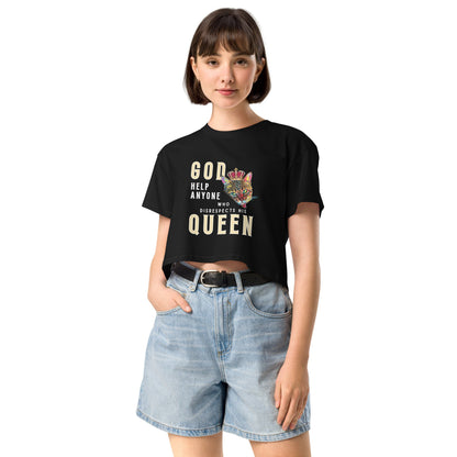 God Help Anyone Women’s Crop Top - My Social Cat Bonafide Boutique LLCGod Help Anyone Women’s Crop Topcrop topMy Social Cat Bonafide Boutique LLCBlackXSanyonecat