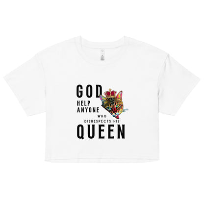 God Help Anyone Women’s Crop Top - My Social Cat Bonafide Boutique LLCGod Help Anyone Women’s Crop Topcrop topMy Social Cat Bonafide Boutique LLCWhiteXSanyonecat