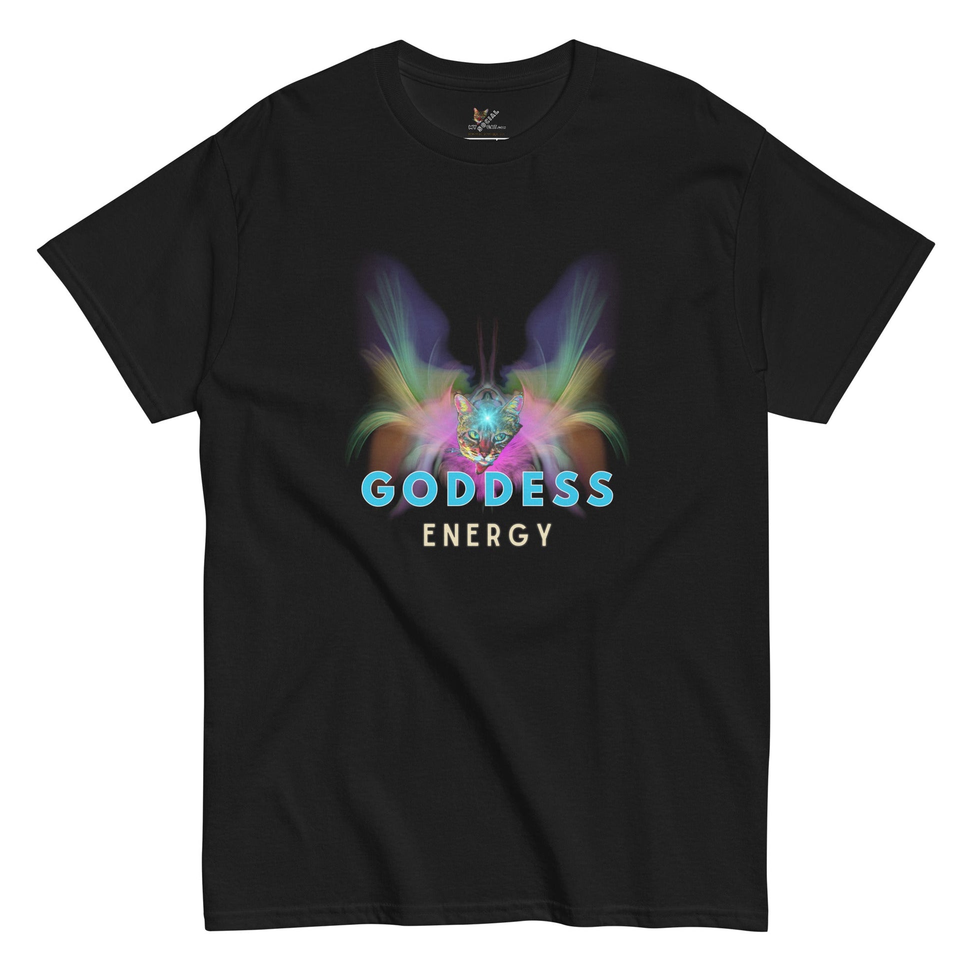 Goddess Energy Unisex Classic Tee - My Social Cat Bonafide Boutique LLCGoddess Energy Unisex Classic TeeT-shirtMy Social Cat Bonafide Boutique LLCBlackSclassicenergy