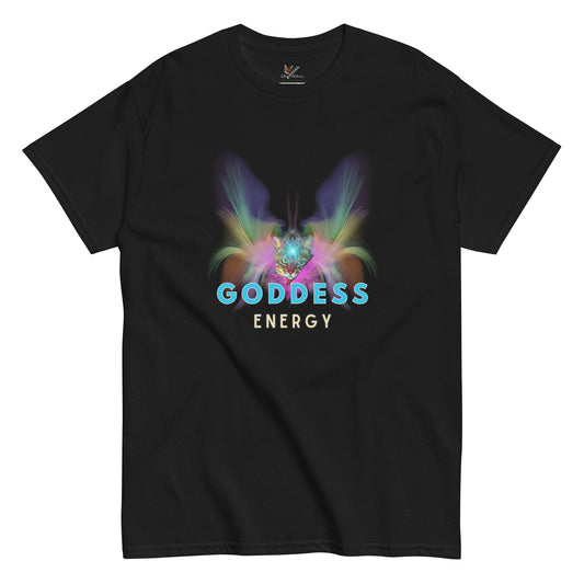 Goddess Energy Unisex Classic Tee - My Social Cat Bonafide Boutique LLCGoddess Energy Unisex Classic TeeT-shirtMy Social Cat Bonafide Boutique LLCBlackSclassicenergy
