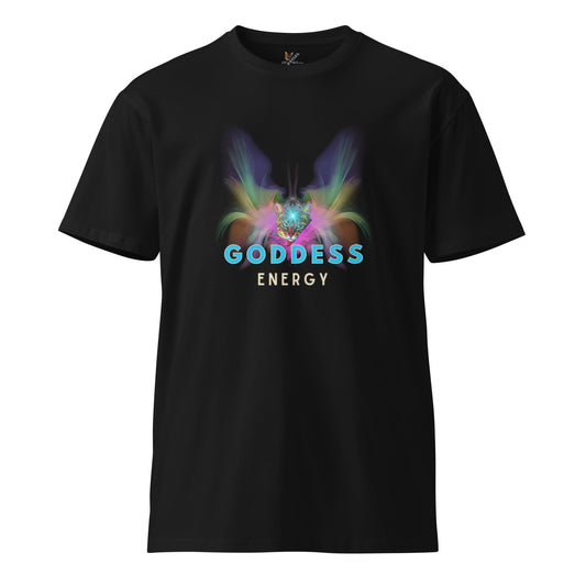 Goddess Energy Unisex Premium Tee - My Social Cat Bonafide Boutique LLCGoddess Energy Unisex Premium TeeT-shirtMy Social Cat Bonafide Boutique LLCBlackSenergygoddess