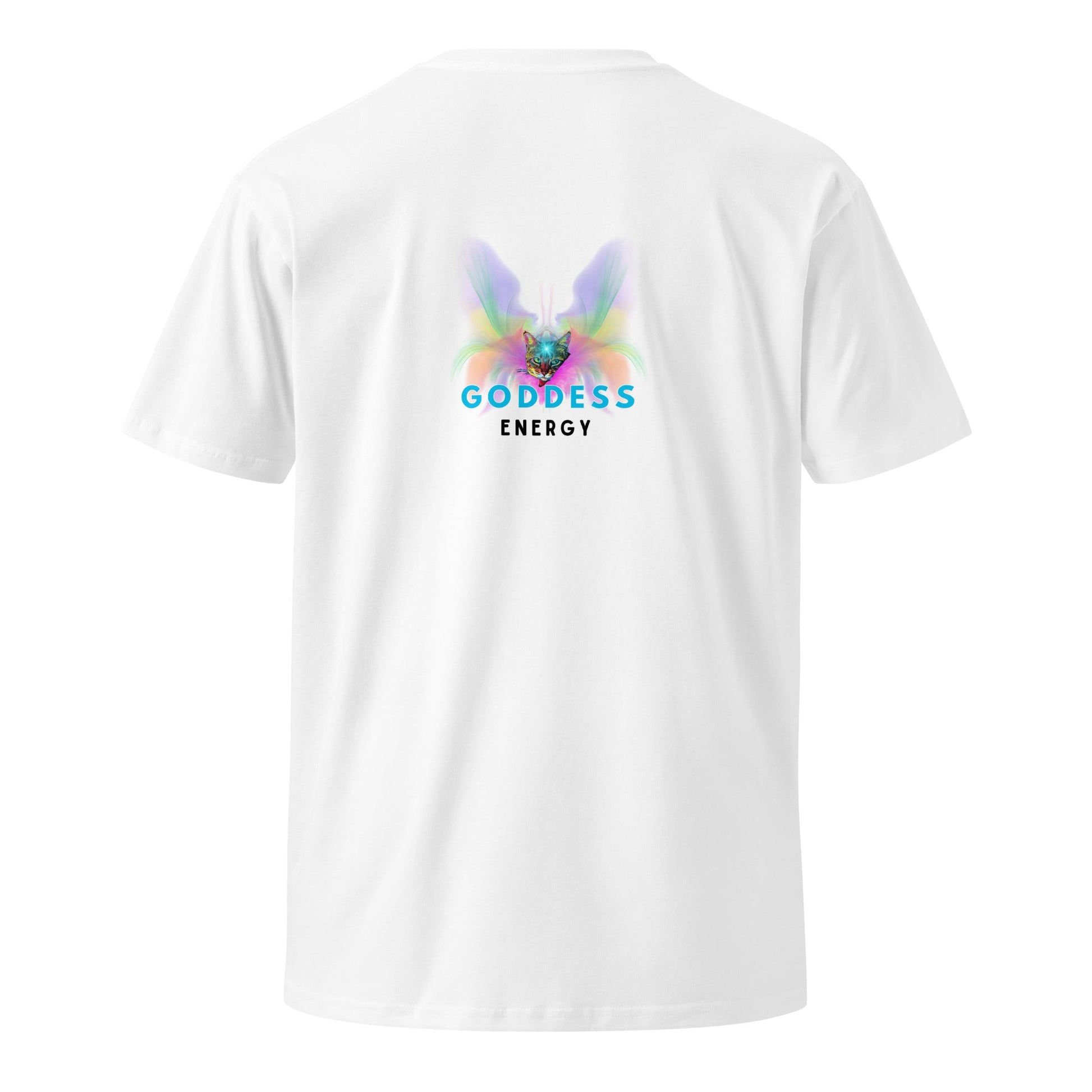 Goddess Energy Unisex Premium Tee - My Social Cat Bonafide Boutique LLCGoddess Energy Unisex Premium TeeT-shirtMy Social Cat Bonafide Boutique LLCWhiteSenergygoddess