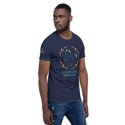 Good Luck Bringer Unisex Tee - My Social Cat Bonafide Boutique LLCGood Luck Bringer Unisex TeeT-shirtMy Social Cat Bonafide Boutique LLCBlackXSGood Luck Bringershirt