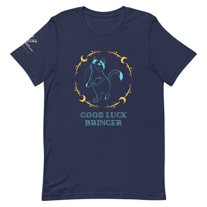 Good Luck Bringer Unisex Tee - My Social Cat Bonafide Boutique LLCGood Luck Bringer Unisex TeeT-shirtMy Social Cat Bonafide Boutique LLCNavyXSGood Luck Bringershirt