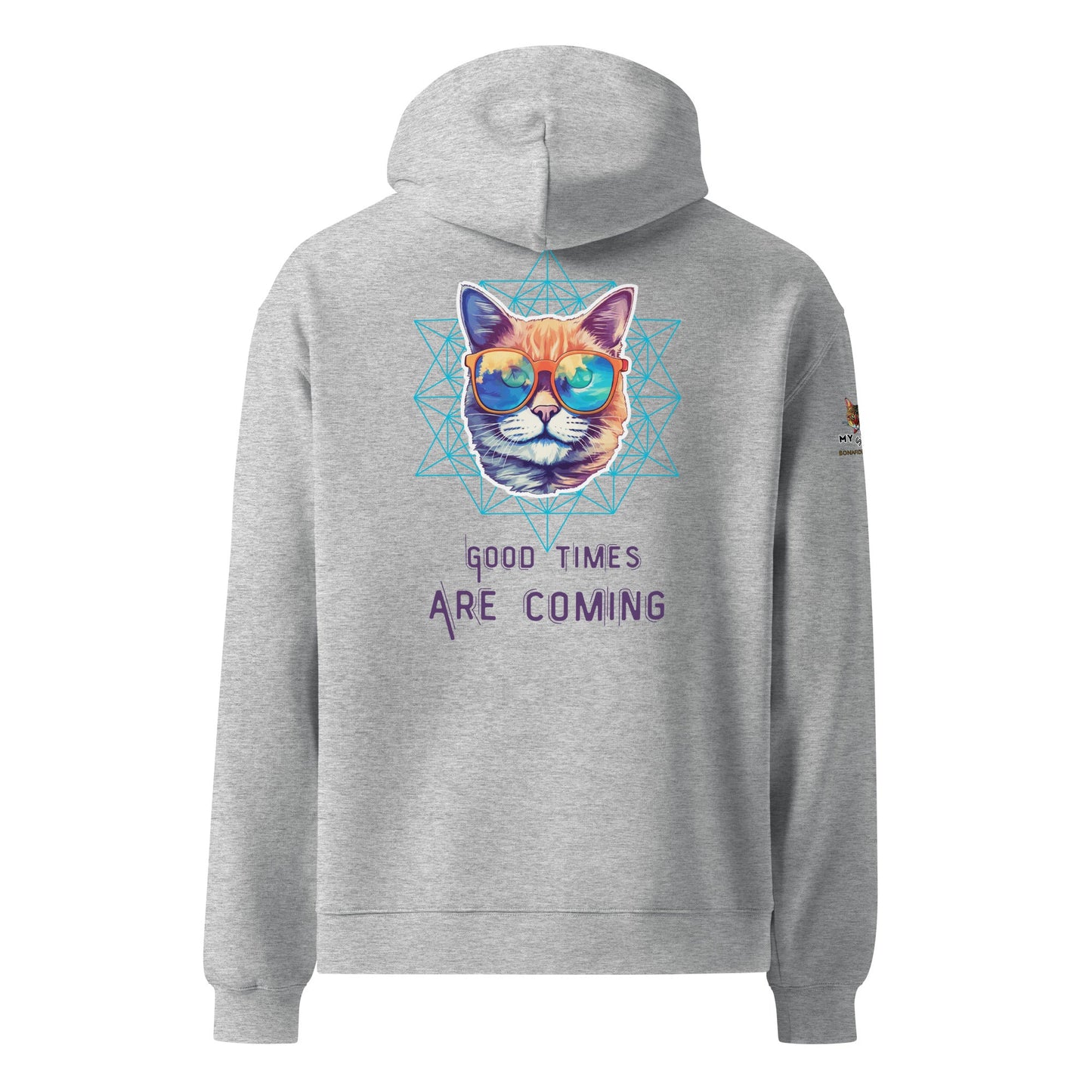 Good Times are Coming Unisex Plush Hoodie - My Social Cat Bonafide Boutique LLCGood Times are Coming Unisex Plush HoodieHooded sweatshirtMy Social Cat Bonafide Boutique LLCAthletic HeatherScominggood