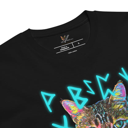 Graffiti Unisex Premium Tee - My Social Cat Bonafide Boutique LLCGraffiti Unisex Premium TeeT-shirtMy Social Cat Bonafide Boutique LLCBlackSgraffitipremium
