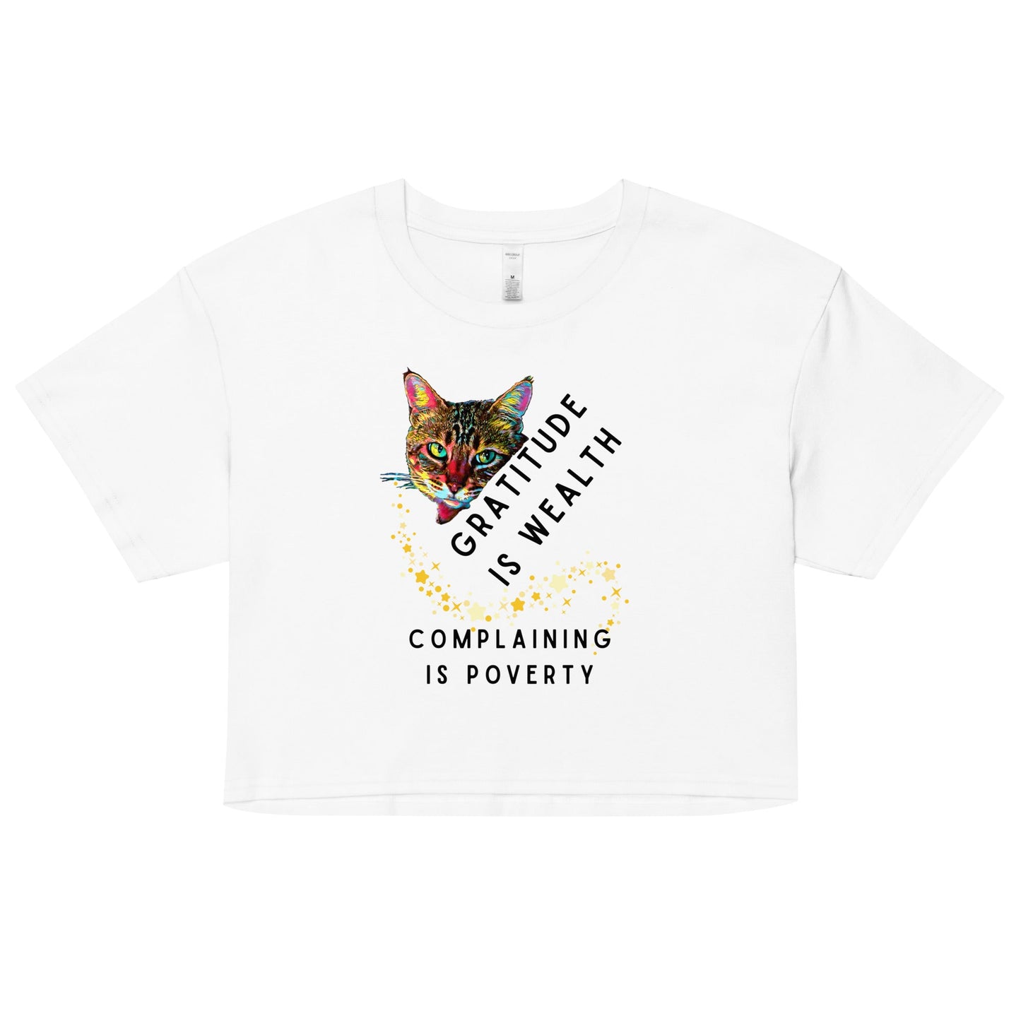Gratitude is Wealth Complaining is Poverty Women’s Crop Top - My Social Cat Bonafide Boutique LLCGratitude is Wealth Complaining is Poverty Women’s Crop Topcrop topMy Social Cat Bonafide Boutique LLCWhiteXScatcomplaining