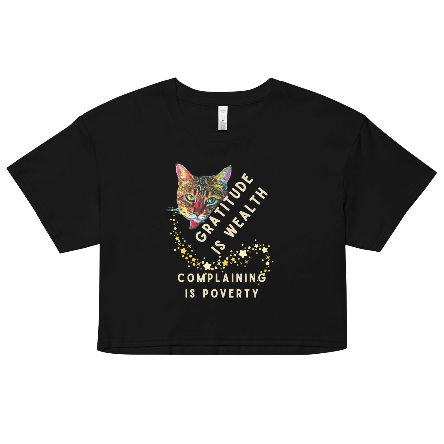 Gratitude is Wealth Complaining is Poverty Women’s Crop Top - My Social Cat Bonafide Boutique LLCGratitude is Wealth Complaining is Poverty Women’s Crop Topcrop topMy Social Cat Bonafide Boutique LLCBlackXScatcomplaining