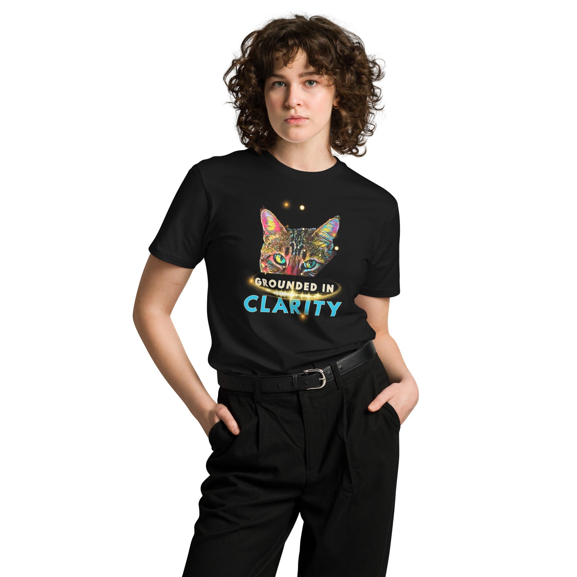 Grounded in Clarity Unisex Premium Tee - My Social Cat Bonafide Boutique LLCGrounded in Clarity Unisex Premium TeeT-shirtMy Social Cat Bonafide Boutique LLCSauthenticclarity