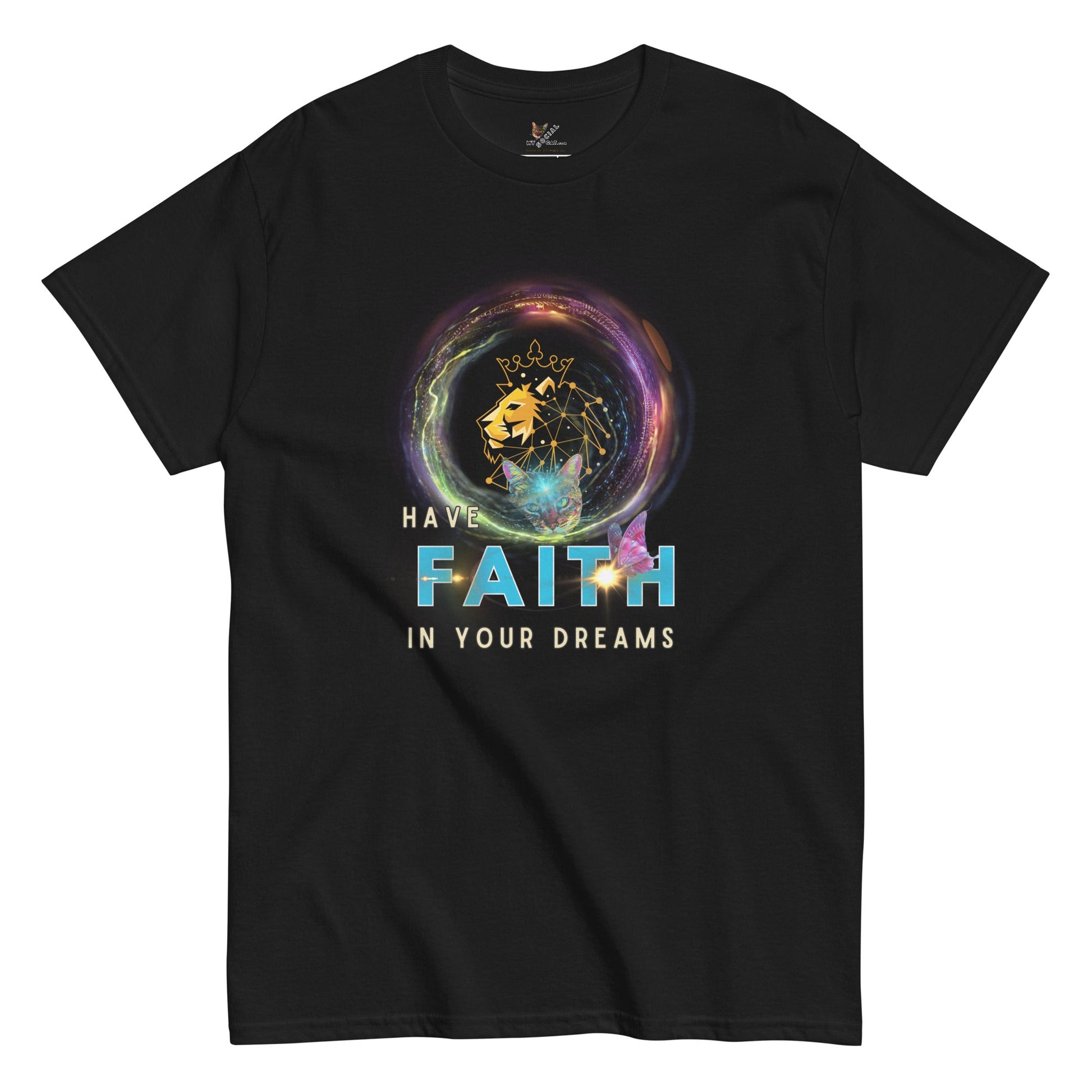 Have Faith in Your Dreams Unisex Classic Tee - My Social Cat Bonafide Boutique LLCHave Faith in Your Dreams Unisex Classic TeeT-shirtMy Social Cat Bonafide Boutique LLCBlackMdreamsfaith