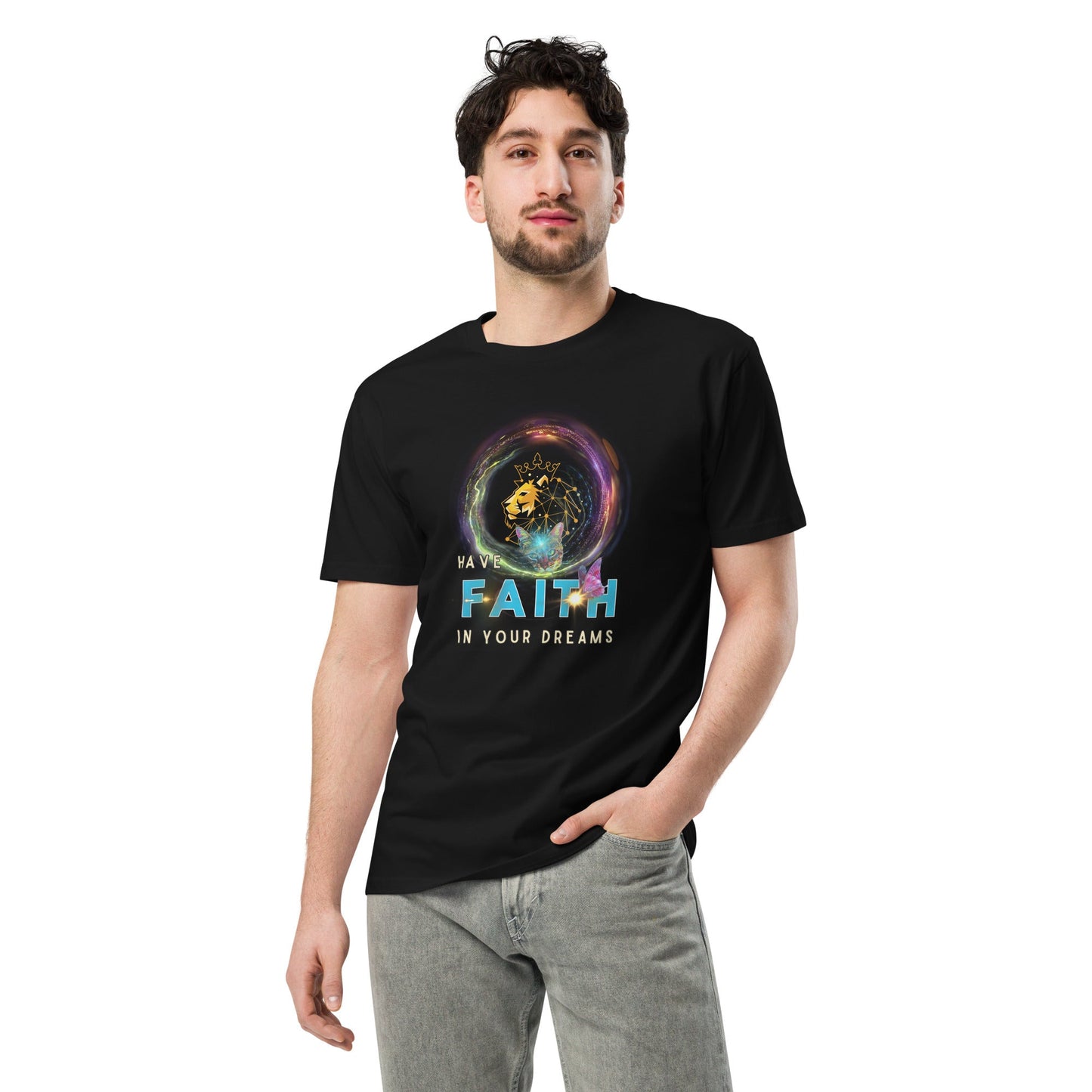 Have Faith in Your Dreams Unisex Premium Tee - My Social Cat Bonafide Boutique LLCHave Faith in Your Dreams Unisex Premium TeeT-shirtMy Social Cat Bonafide Boutique LLCBlackMdreamsfaith