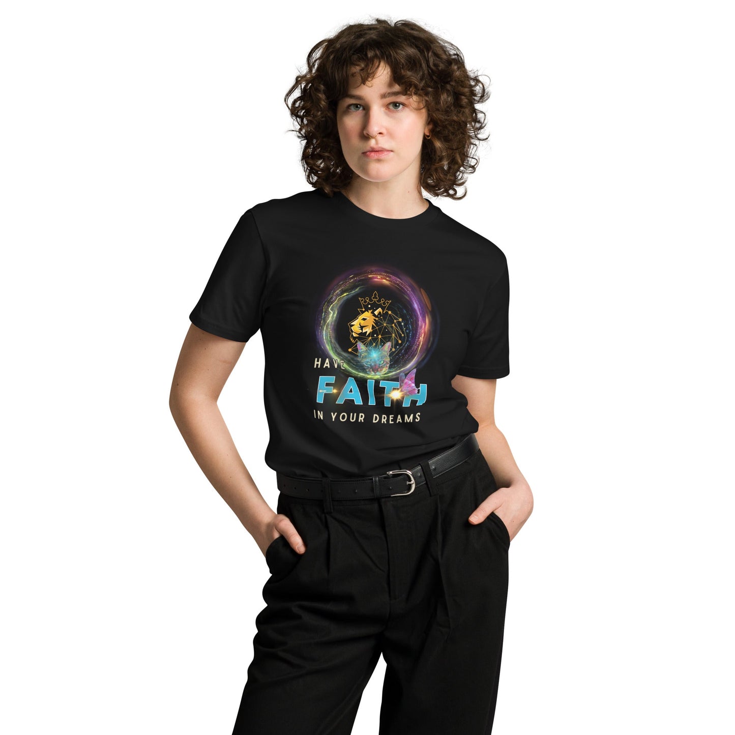 Have Faith in Your Dreams Unisex Premium Tee - My Social Cat Bonafide Boutique LLCHave Faith in Your Dreams Unisex Premium TeeT-shirtMy Social Cat Bonafide Boutique LLCBlackMdreamsfaith