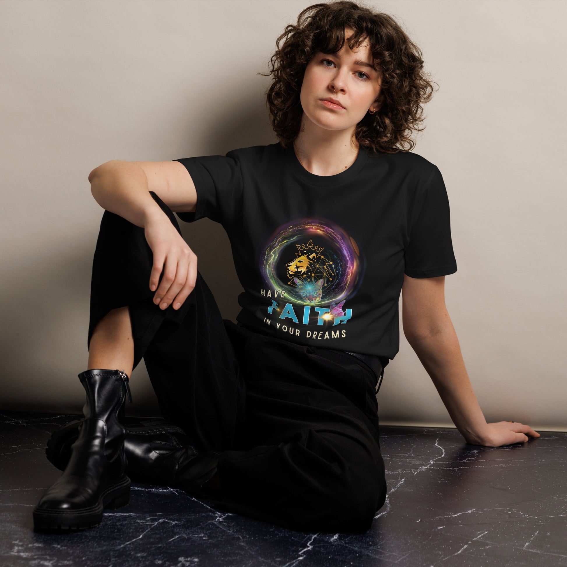 Have Faith in Your Dreams Unisex Premium Tee - My Social Cat Bonafide Boutique LLCHave Faith in Your Dreams Unisex Premium TeeT-shirtMy Social Cat Bonafide Boutique LLCBlackMdreamsfaith