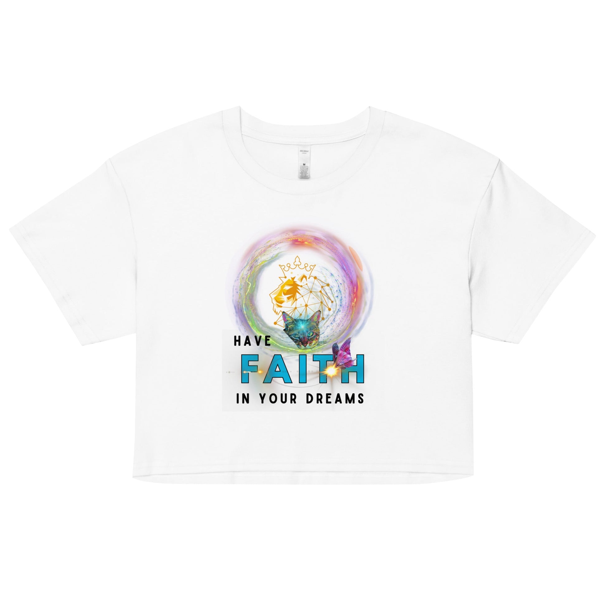 Have Faith in Your Dreams Women’s Crop Top - My Social Cat Bonafide Boutique LLCHave Faith in Your Dreams Women’s Crop Topcrop topMy Social Cat Bonafide Boutique LLCWhiteXSdreamsfaith