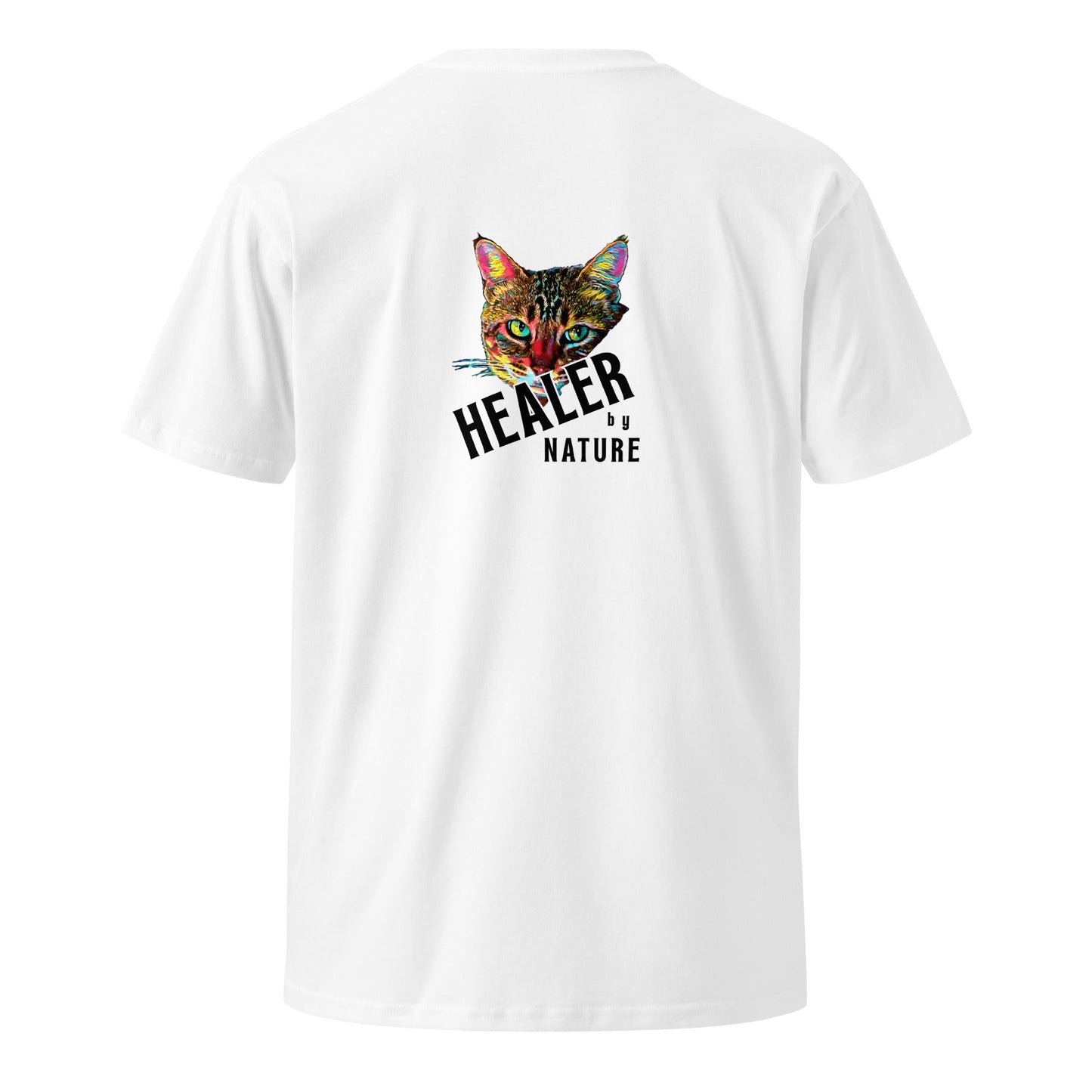 Healer Unisex Premium Tee - My Social Cat Bonafide Boutique LLCHealer Unisex Premium TeeT-shirtMy Social Cat Bonafide Boutique LLCWhiteS