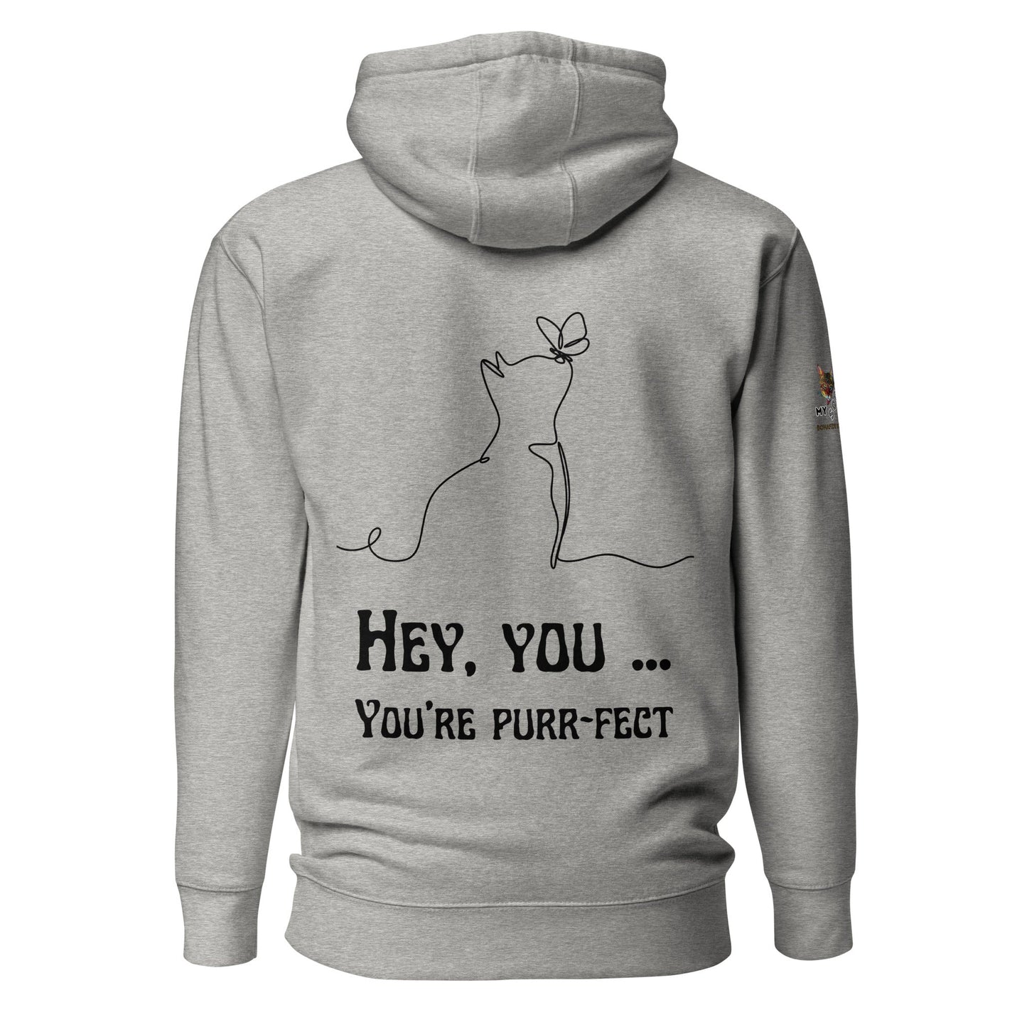 Hey You Unisex Hoodie - My Social Cat Bonafide Boutique LLCHey You Unisex HoodieHooded sweatshirtMy Social Cat Bonafide Boutique LLCCarbon GreySheyhoodie