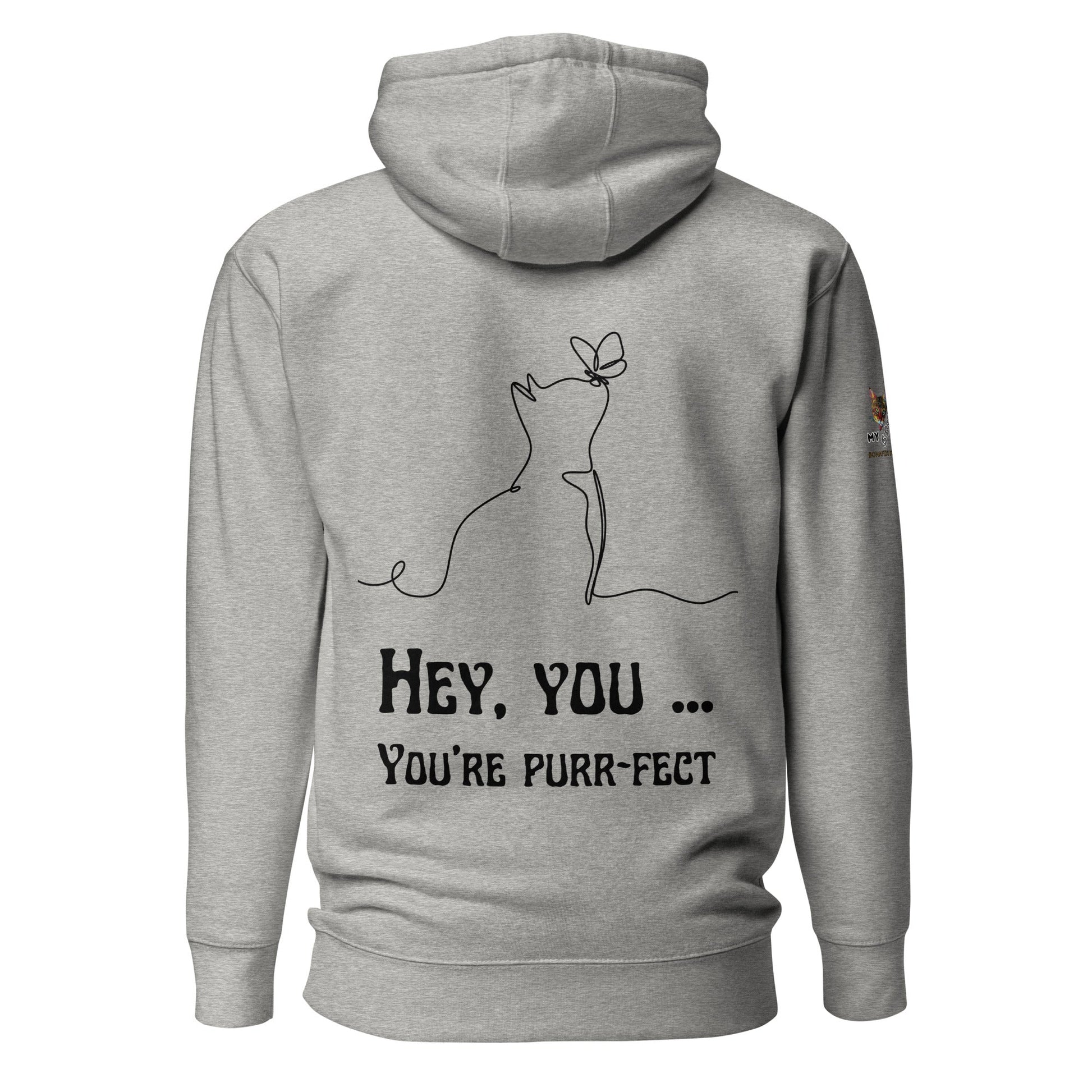 Hey You Unisex Hoodie - My Social Cat Bonafide Boutique LLCHey You Unisex HoodieHooded sweatshirtMy Social Cat Bonafide Boutique LLCCarbon GreySheyhoodie