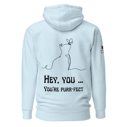 Hey You Unisex Hoodie - My Social Cat Bonafide Boutique LLCHey You Unisex HoodieHooded sweatshirtMy Social Cat Bonafide Boutique LLCSky BlueSheyhoodie