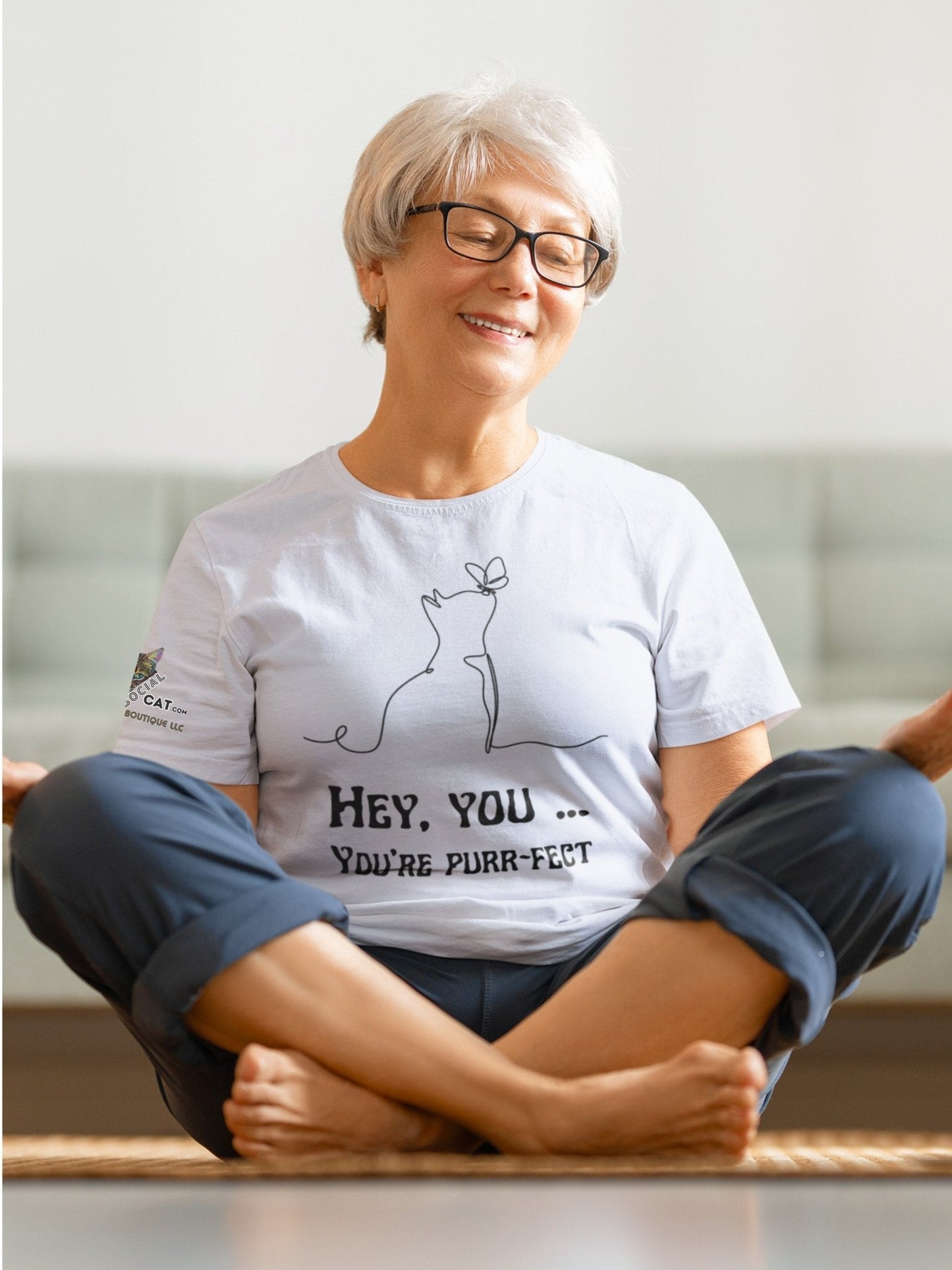 Hey You Unisex Tee - My Social Cat Bonafide Boutique LLCHey You Unisex TeeT - shirtMy Social Cat Bonafide Boutique LLCBlackXSheyshirt