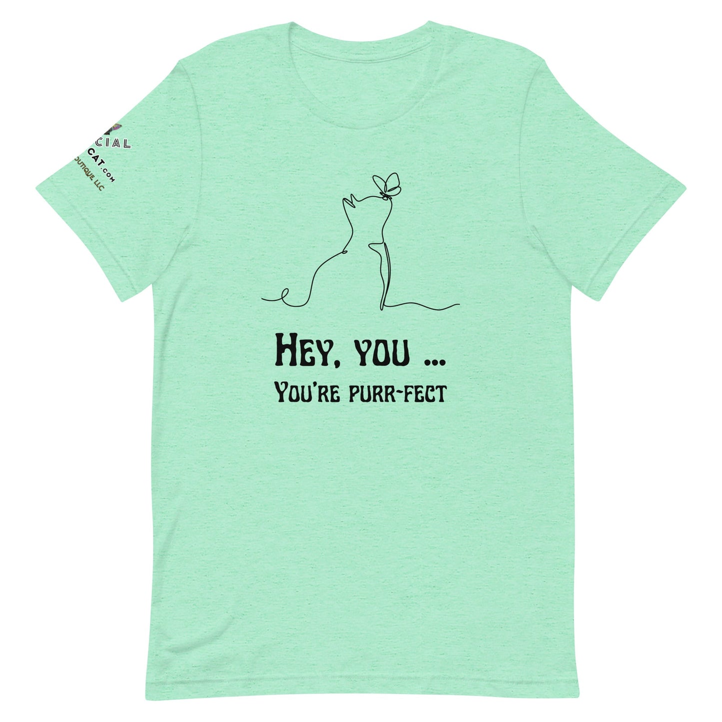 Hey You Unisex Tee - My Social Cat Bonafide Boutique LLCHey You Unisex TeeT - shirtMy Social Cat Bonafide Boutique LLCHeather MintSheyshirt