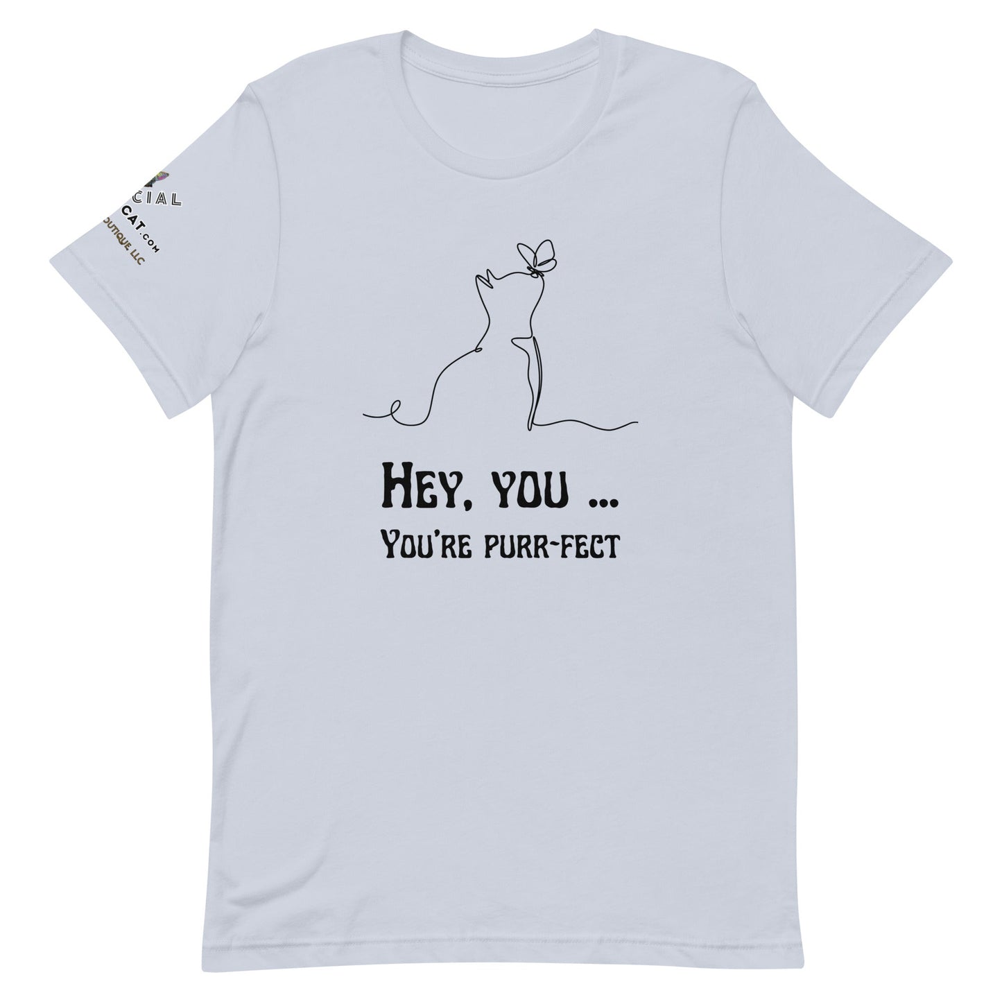 Hey You Unisex Tee - My Social Cat Bonafide Boutique LLCHey You Unisex TeeT - shirtMy Social Cat Bonafide Boutique LLCLight BlueXSheyshirt