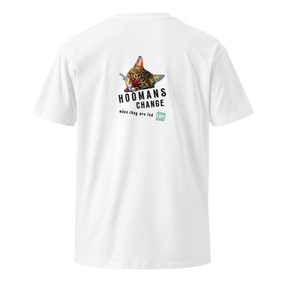 Hoomans Change Unisex Premium Tee - My Social Cat Bonafide Boutique LLCHoomans Change Unisex Premium TeeT-shirtMy Social Cat Bonafide Boutique LLCWhiteS