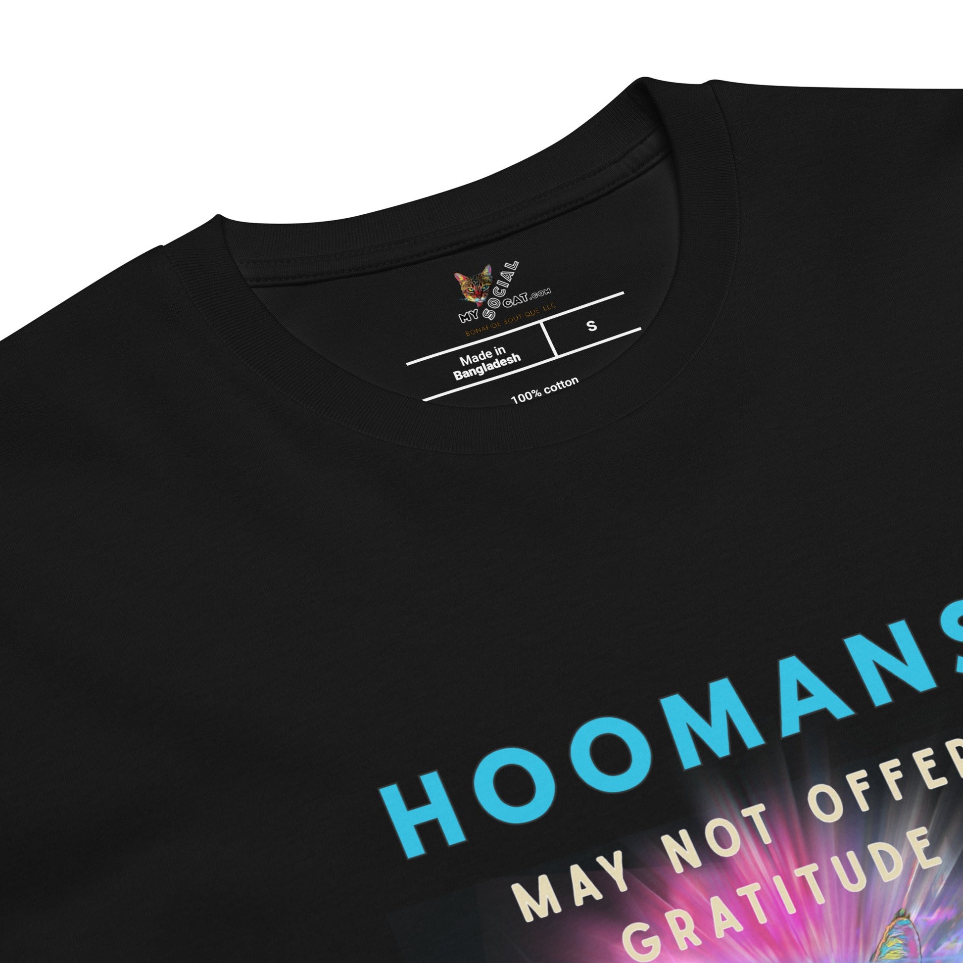 Hoomans May Not Offer Gratitude Unisex Premium Tee - My Social Cat Bonafide Boutique LLCHoomans May Not Offer Gratitude Unisex Premium TeeT-shirtMy Social Cat Bonafide Boutique LLCBlackMgratitudehoomans