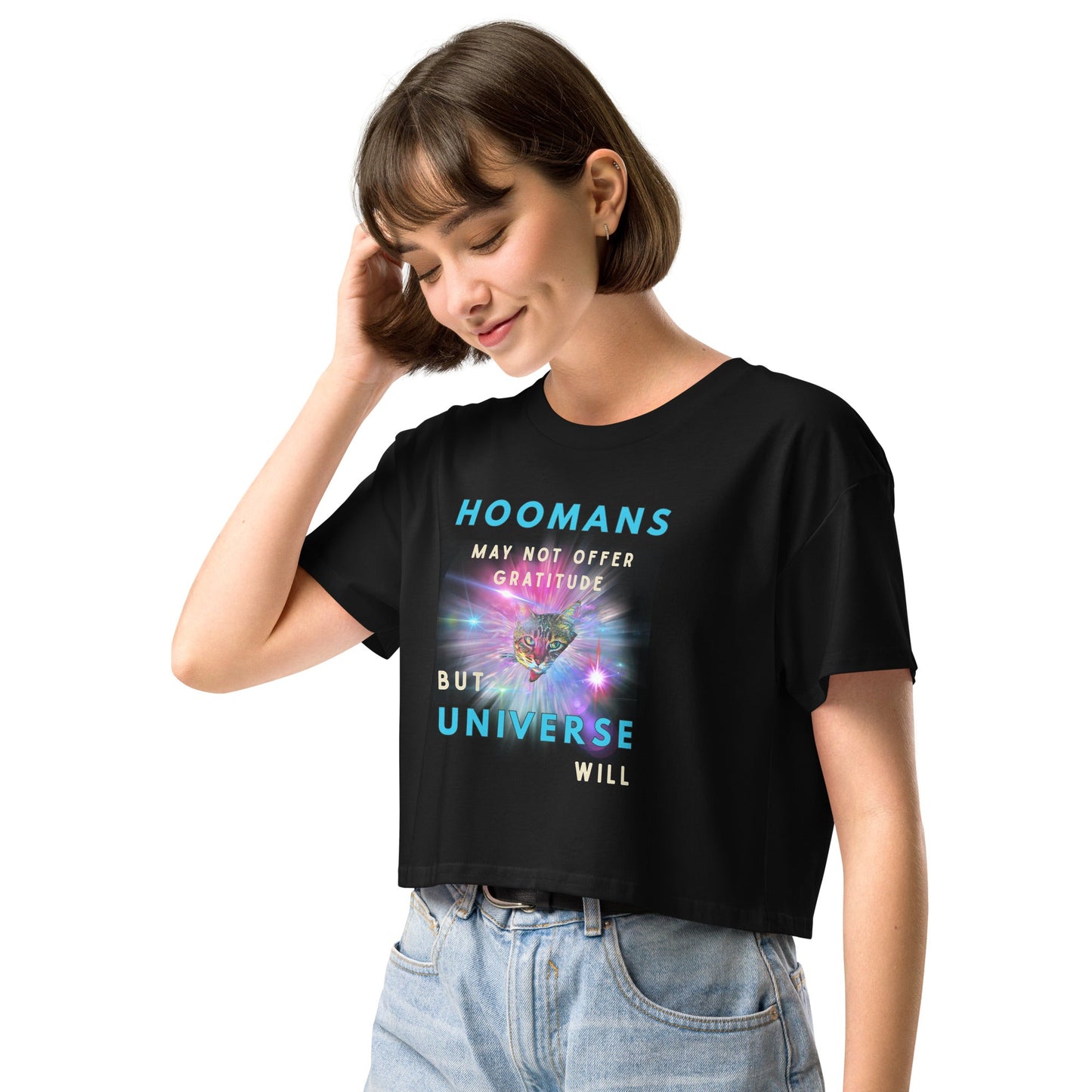 Hoomans May Not Offer Gratitude Women’s Crop Top - My Social Cat Bonafide Boutique LLCHoomans May Not Offer Gratitude Women’s Crop Topcrop topMy Social Cat Bonafide Boutique LLCBlackScropgratitude