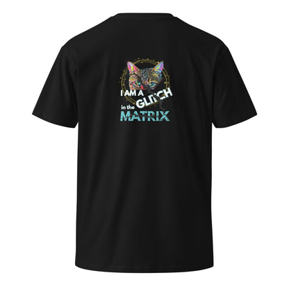 I Am a Glitch in the Matrix Unisex Premium Tee - My Social Cat Bonafide Boutique LLCI Am a Glitch in the Matrix Unisex Premium TeeT-shirtMy Social Cat Bonafide Boutique LLCBlackSglitchI am