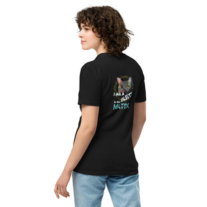 I Am a Glitch in the Matrix Unisex Premium Tee - My Social Cat Bonafide Boutique LLCI Am a Glitch in the Matrix Unisex Premium TeeT-shirtMy Social Cat Bonafide Boutique LLCBlackSglitchI am