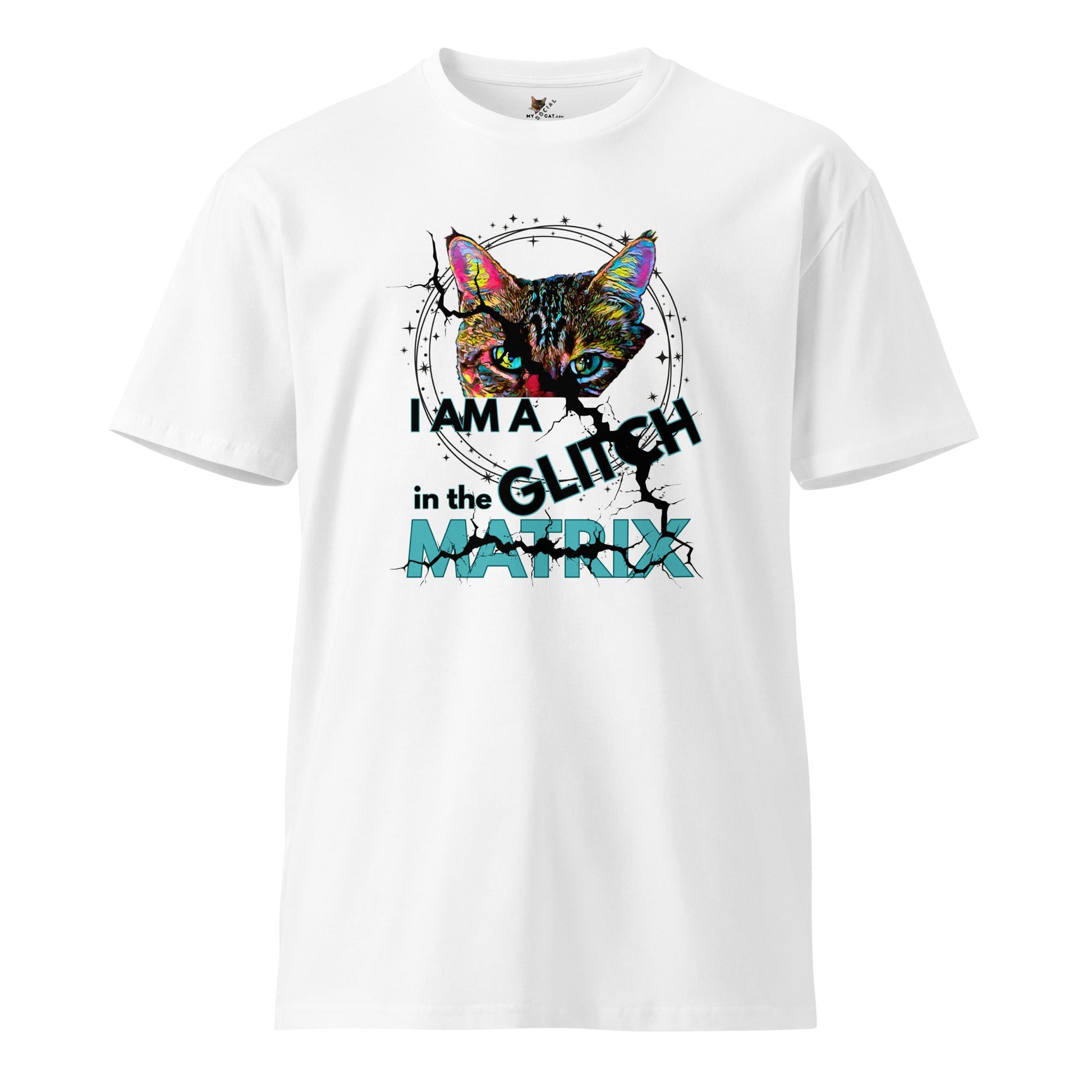 I Am a Glitch in the Matrix Unisex Premium Tee - My Social Cat Bonafide Boutique LLCI Am a Glitch in the Matrix Unisex Premium TeeT-shirtMy Social Cat Bonafide Boutique LLCWhiteSglitchI am