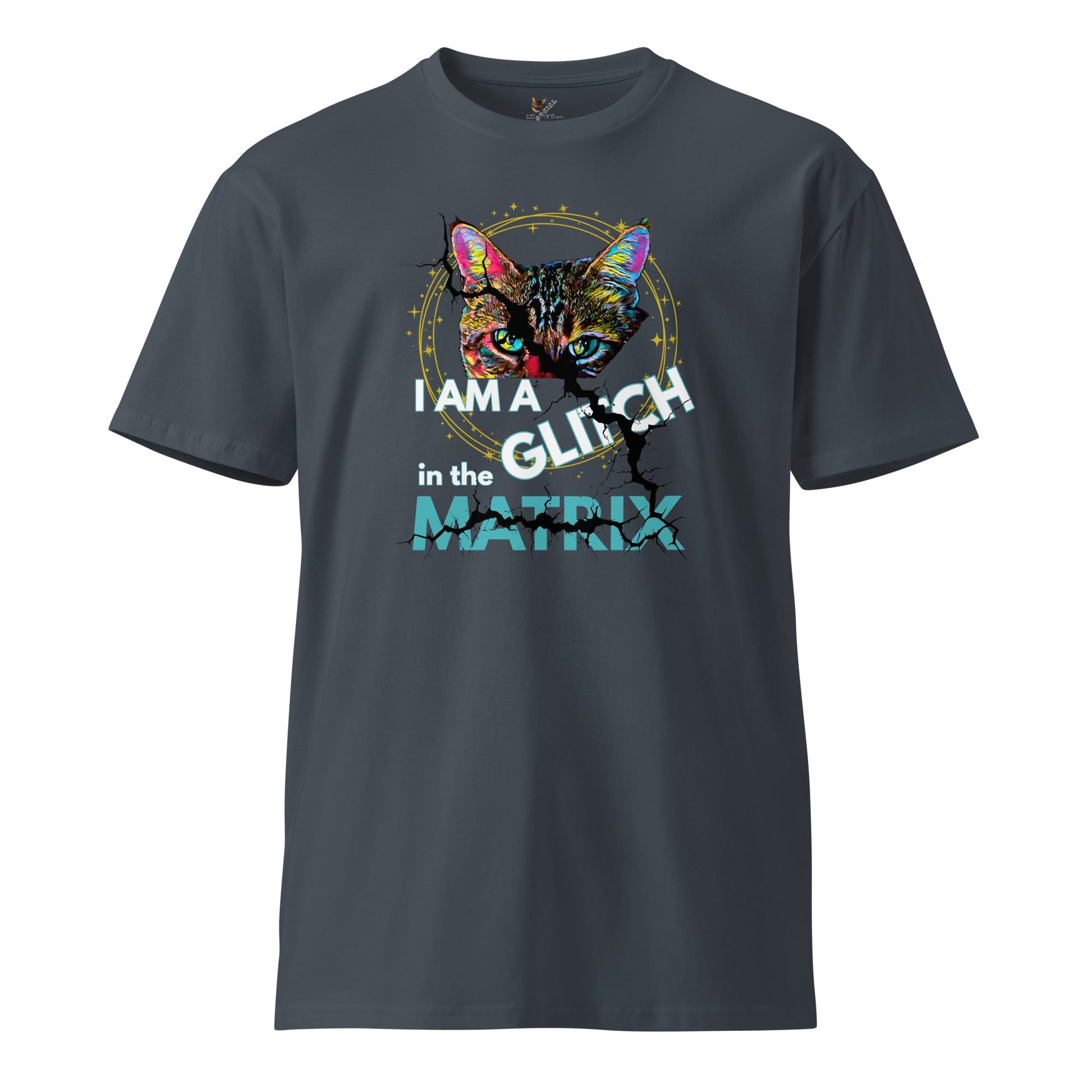 I Am a Glitch in the Matrix Unisex Premium Tee - My Social Cat Bonafide Boutique LLCI Am a Glitch in the Matrix Unisex Premium TeeT-shirtMy Social Cat Bonafide Boutique LLCPetrol BlueSglitchI am