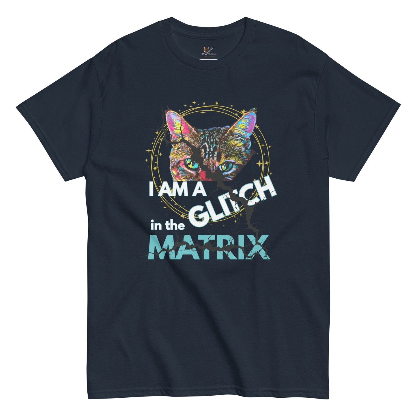I Am a Glitch Unisex Classic Tee - My Social Cat Bonafide Boutique LLCI Am a Glitch Unisex Classic TeeT-shirtMy Social Cat Bonafide Boutique LLCNavySclassicglitch