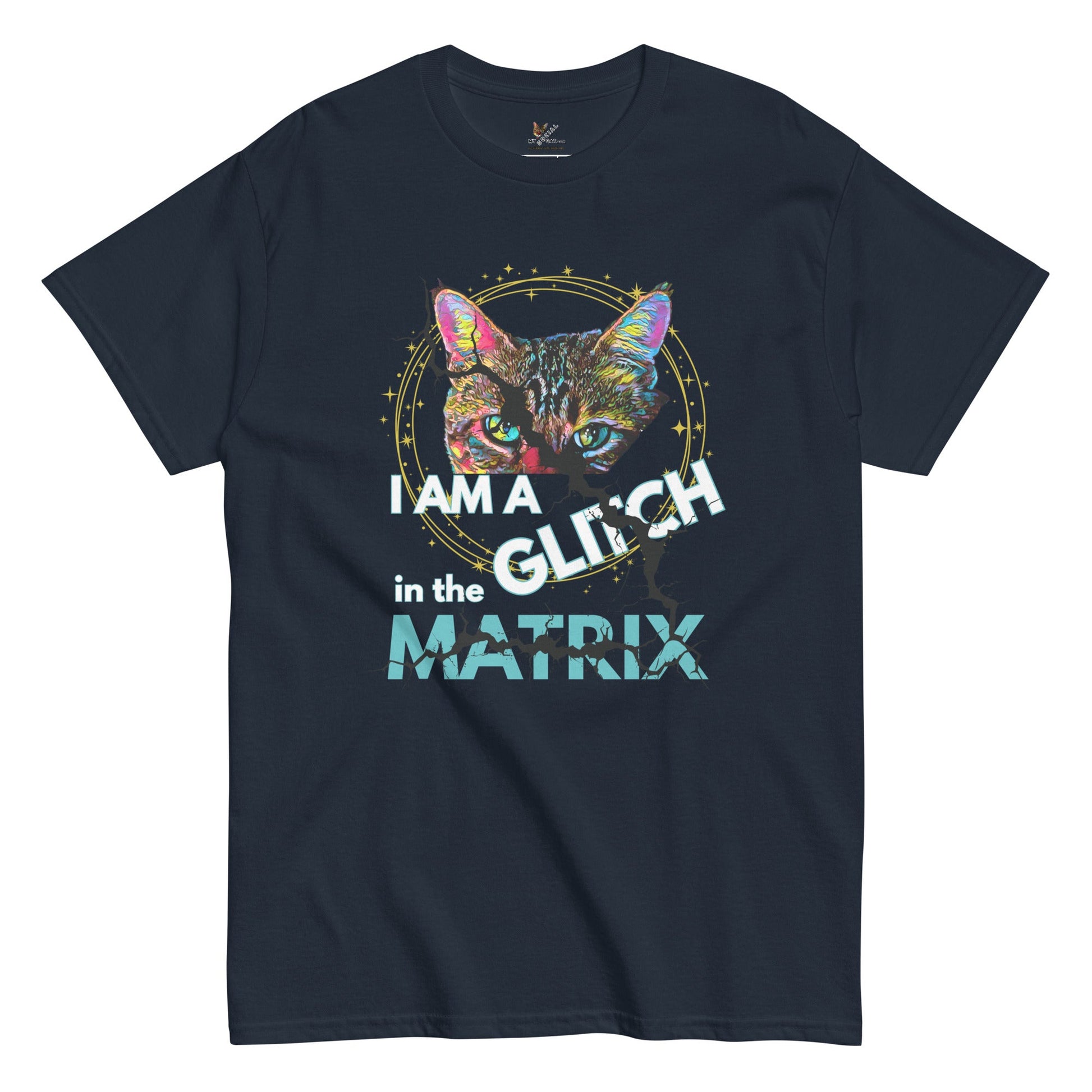 I Am a Glitch Unisex Classic Tee - My Social Cat Bonafide Boutique LLCI Am a Glitch Unisex Classic TeeT-shirtMy Social Cat Bonafide Boutique LLCNavySclassicglitch