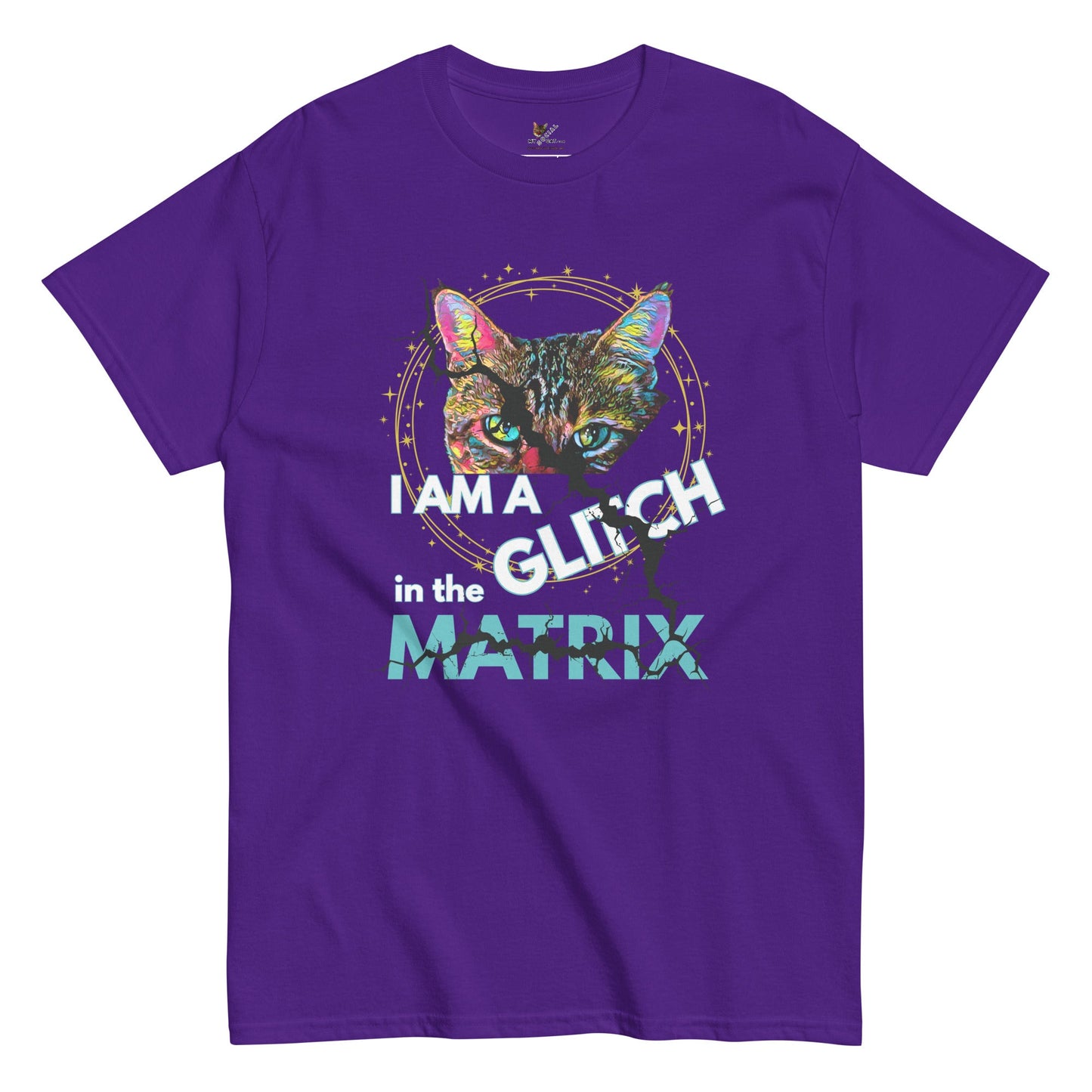 I Am a Glitch Unisex Classic Tee - My Social Cat Bonafide Boutique LLCI Am a Glitch Unisex Classic TeeT-shirtMy Social Cat Bonafide Boutique LLCPurpleSclassicglitch